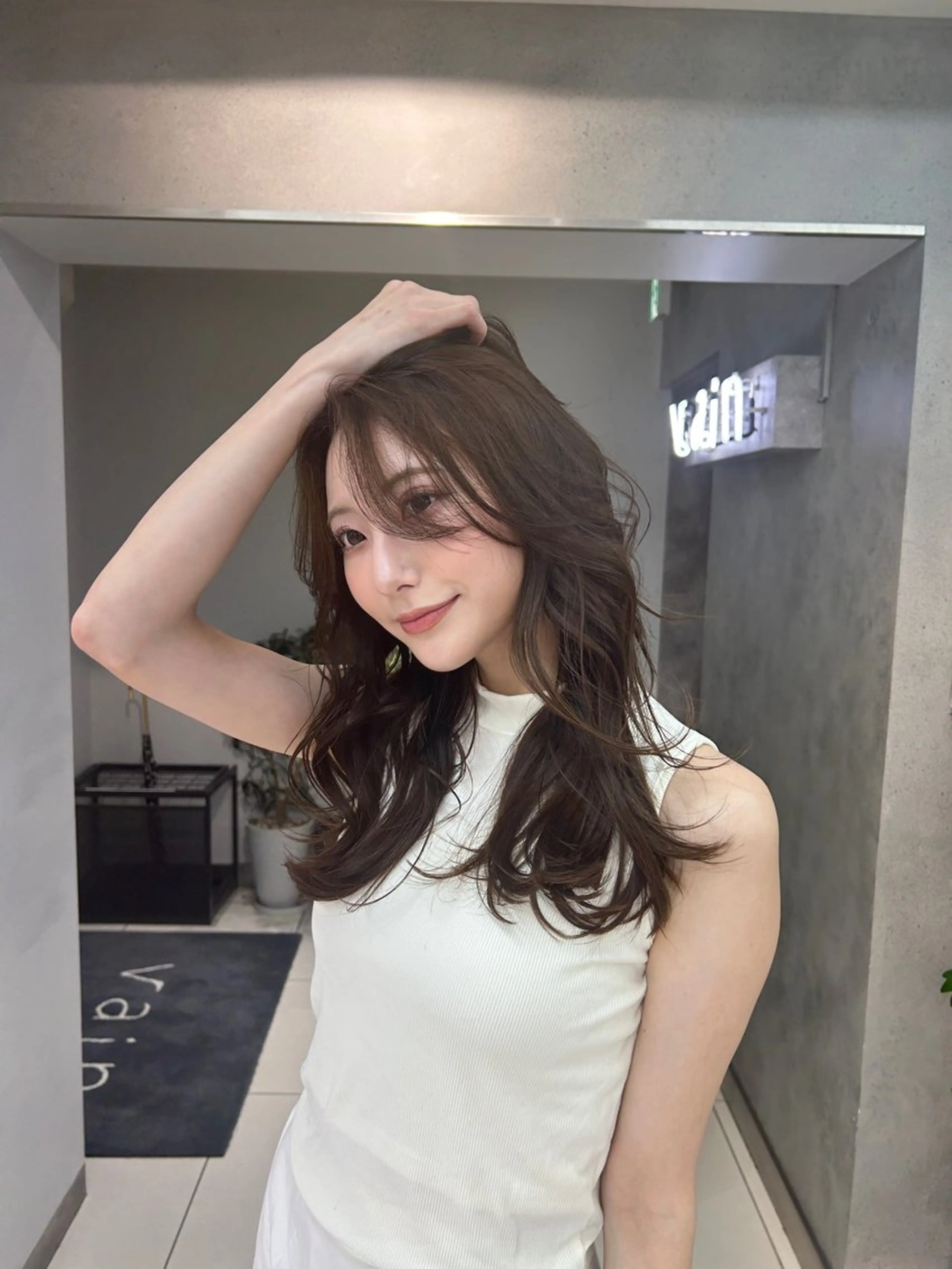 ロング くびれボブレイヤー 渋谷/kougaのヘアスタイル