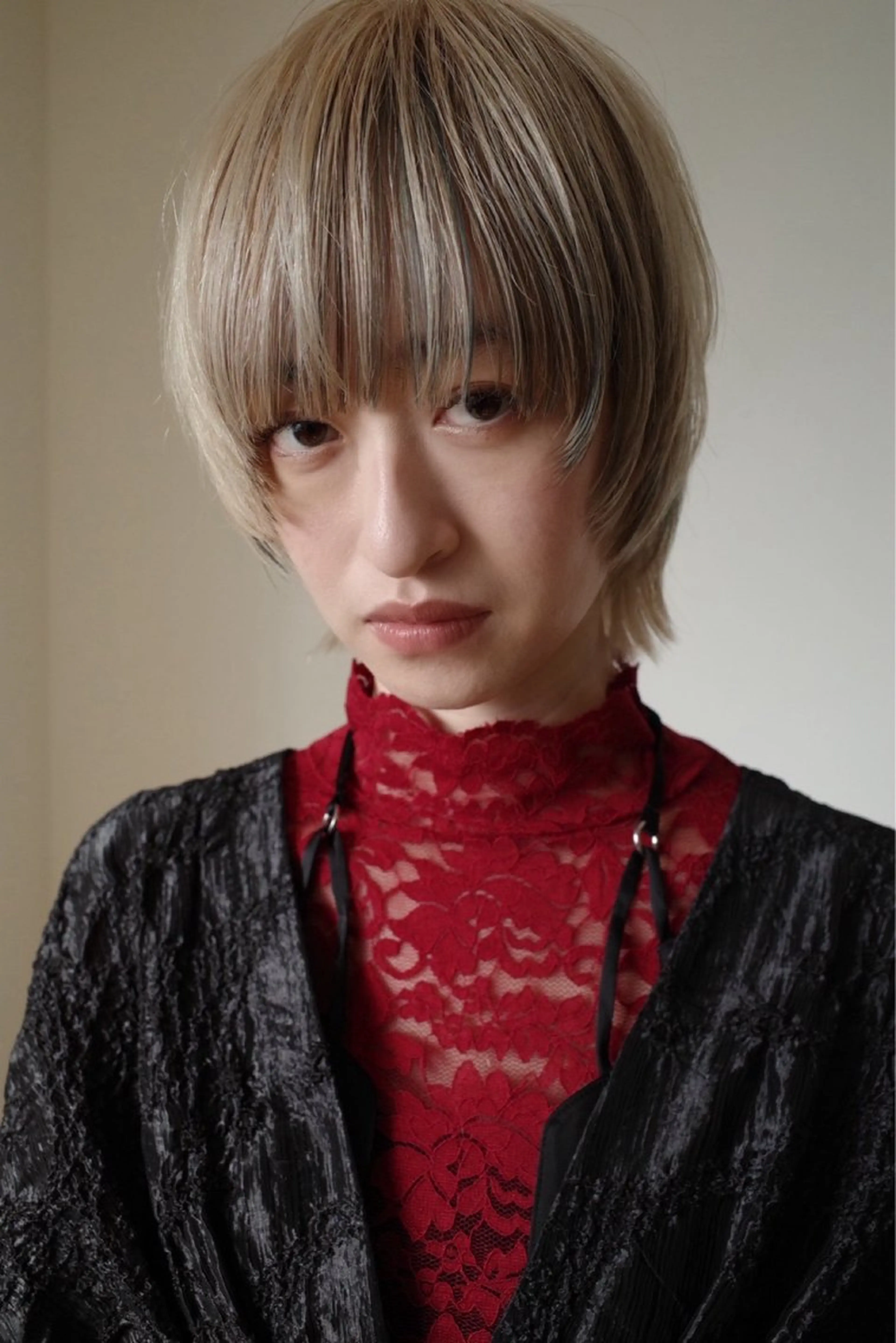 ショート ハンサムショート ボブ ショートヘア ウルフカット manami /ショ ート/カットモデルのヘアスタイル