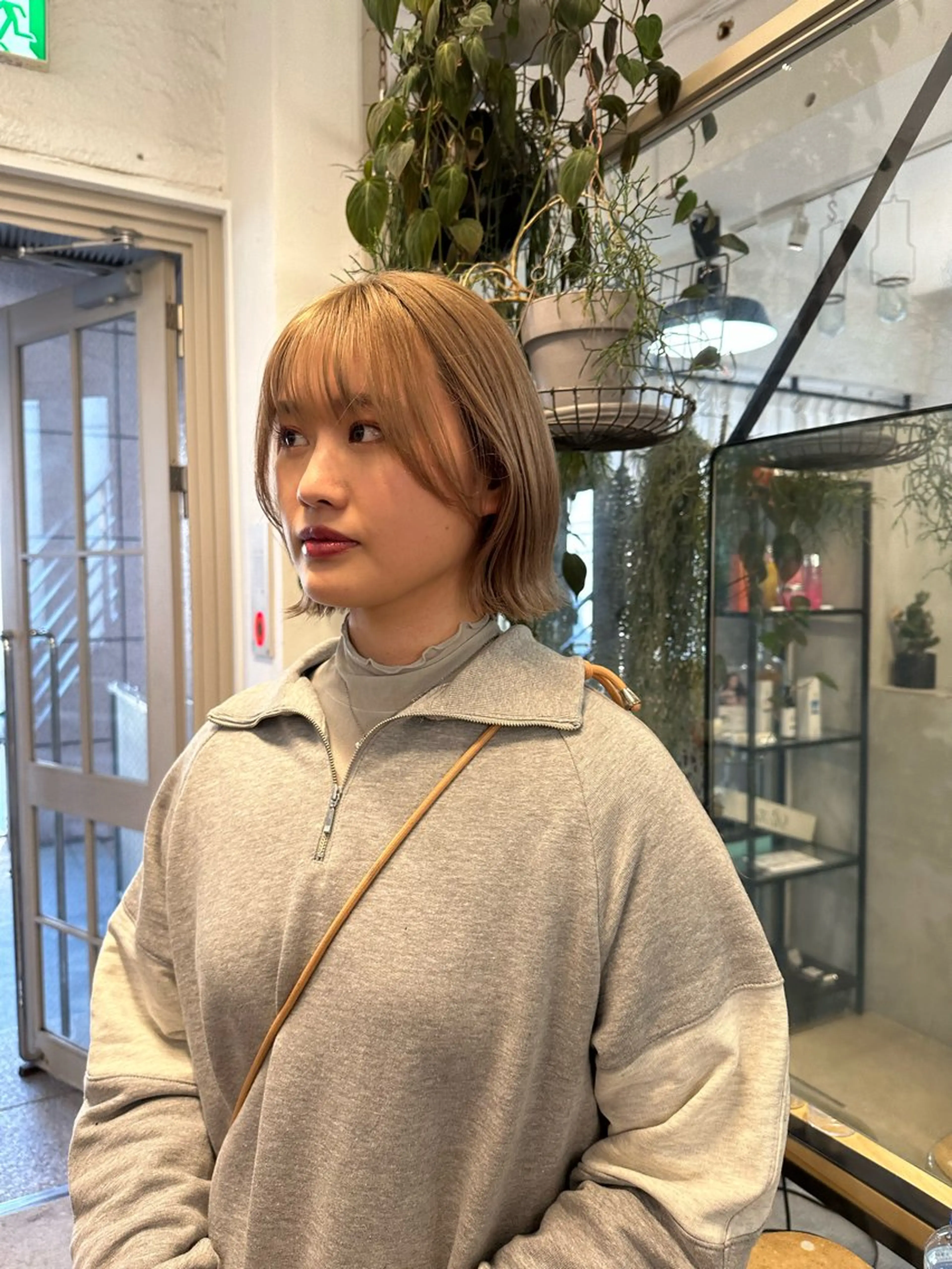 ショート ボブ カット トリートメント REINA☁️透明感 カラー/ぷつっと♡のヘアスタイル