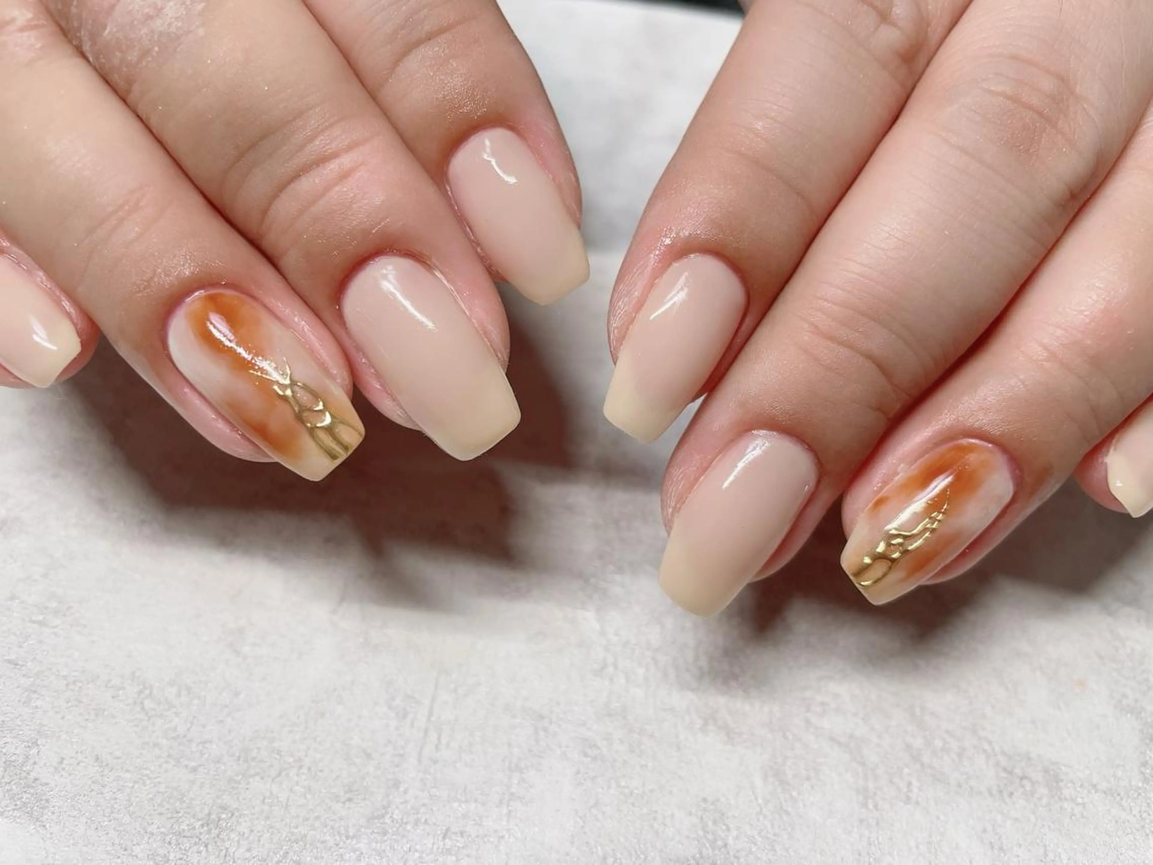 ネイル アートネイル フットネイル キラキラネイル ニュアンスネイル オフィスネイル nail happiness.のネイルデザイン