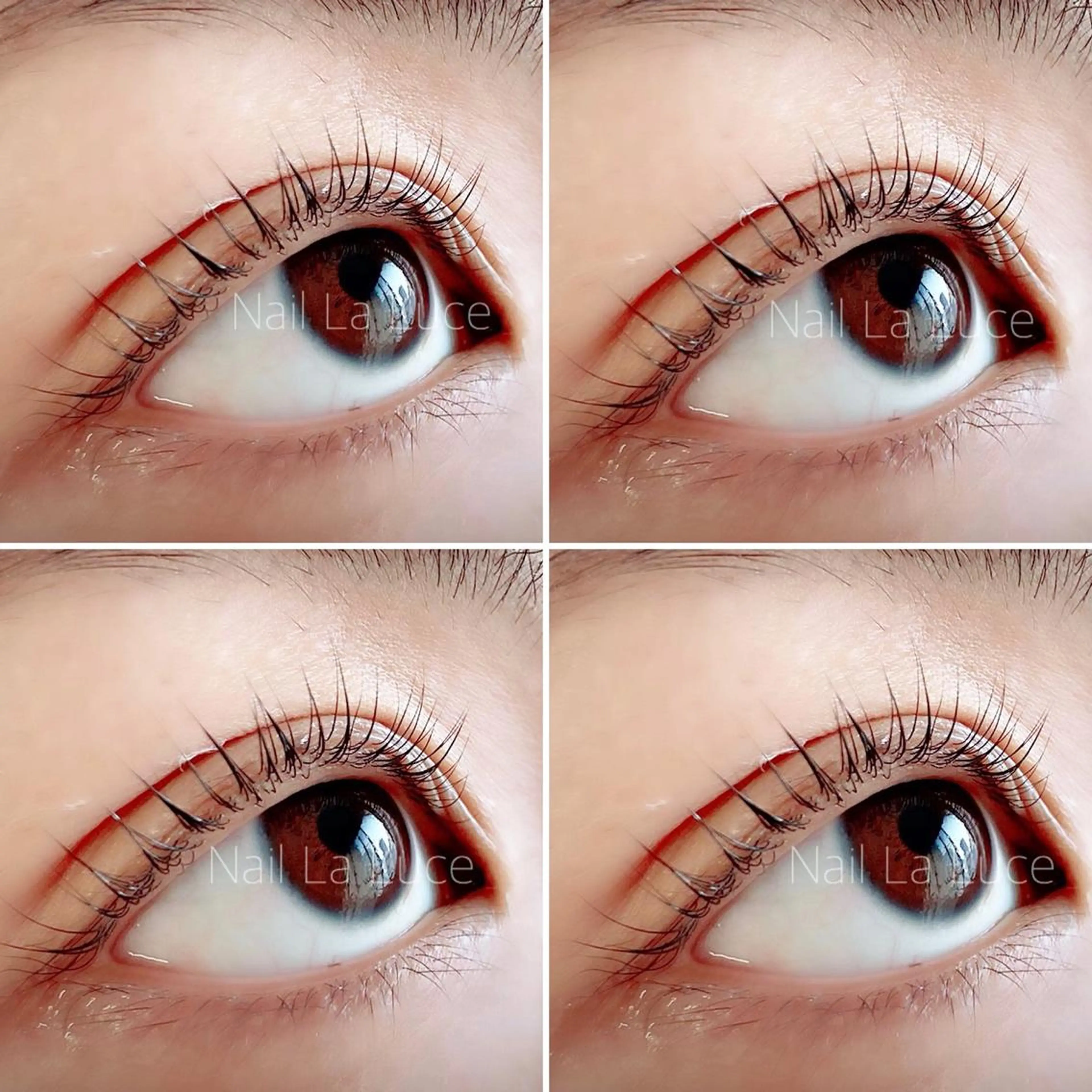 マツエク・マツパ ケラチンラッシュリフト ナチュラル 一重×まつ毛パーマ NailLaLuce ネイルラルーチェのネイルデザイン