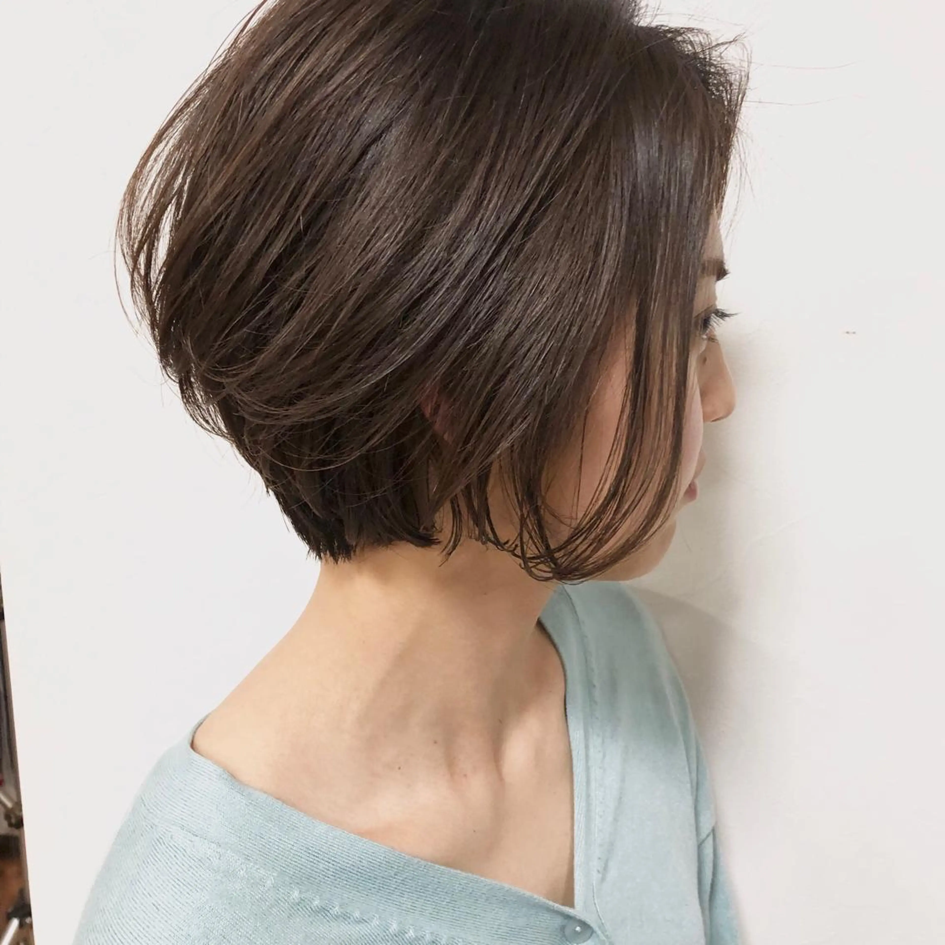 ショート カラー パーマ ヘアアレンジ 酸性縮毛矯正のプロ 杉山玲介のヘアスタイル
