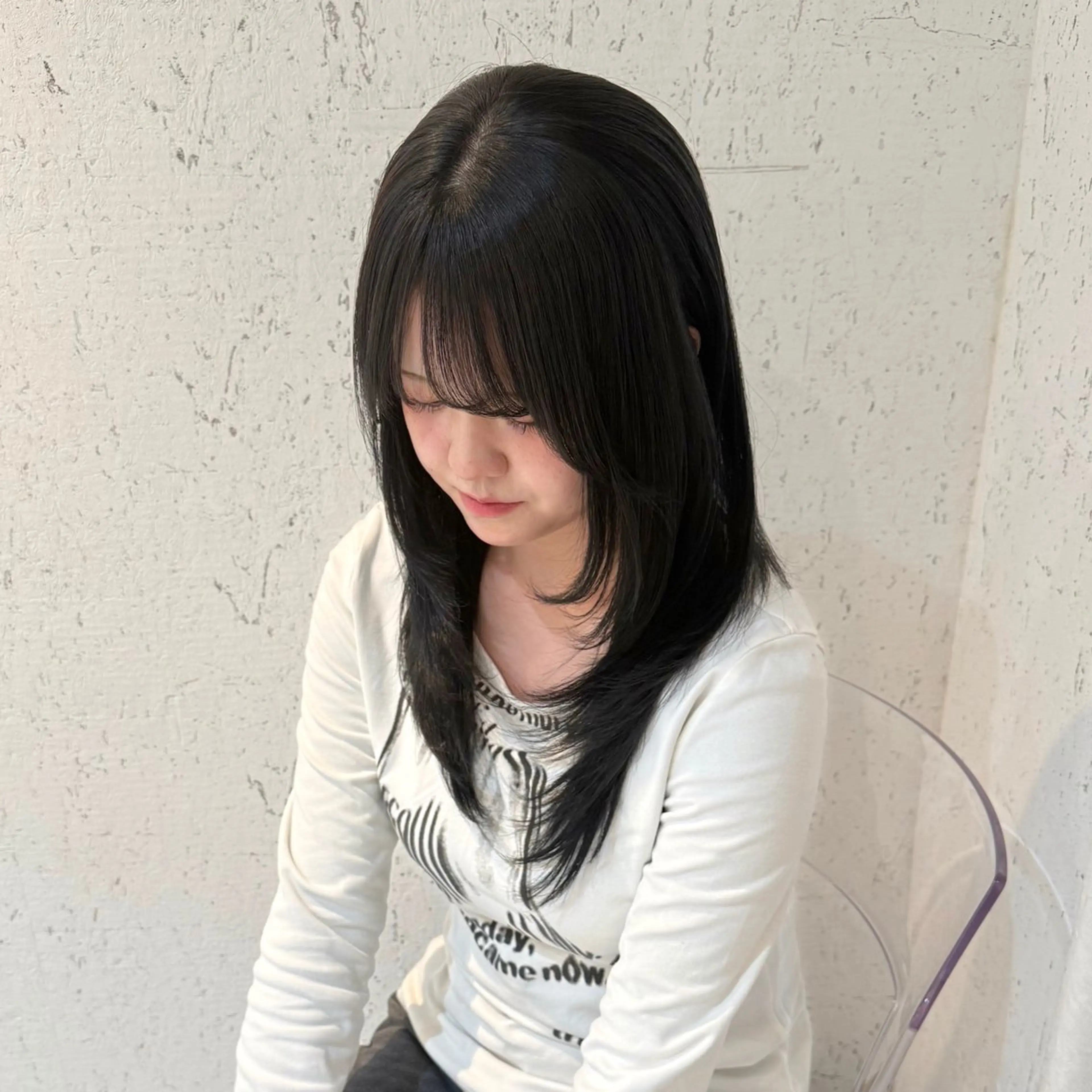 ミディアム カラー パーマ ブリーチ カット ヘアカラー 縮毛矯正 トリートメント mai / linoah˚✧のヘアスタイル