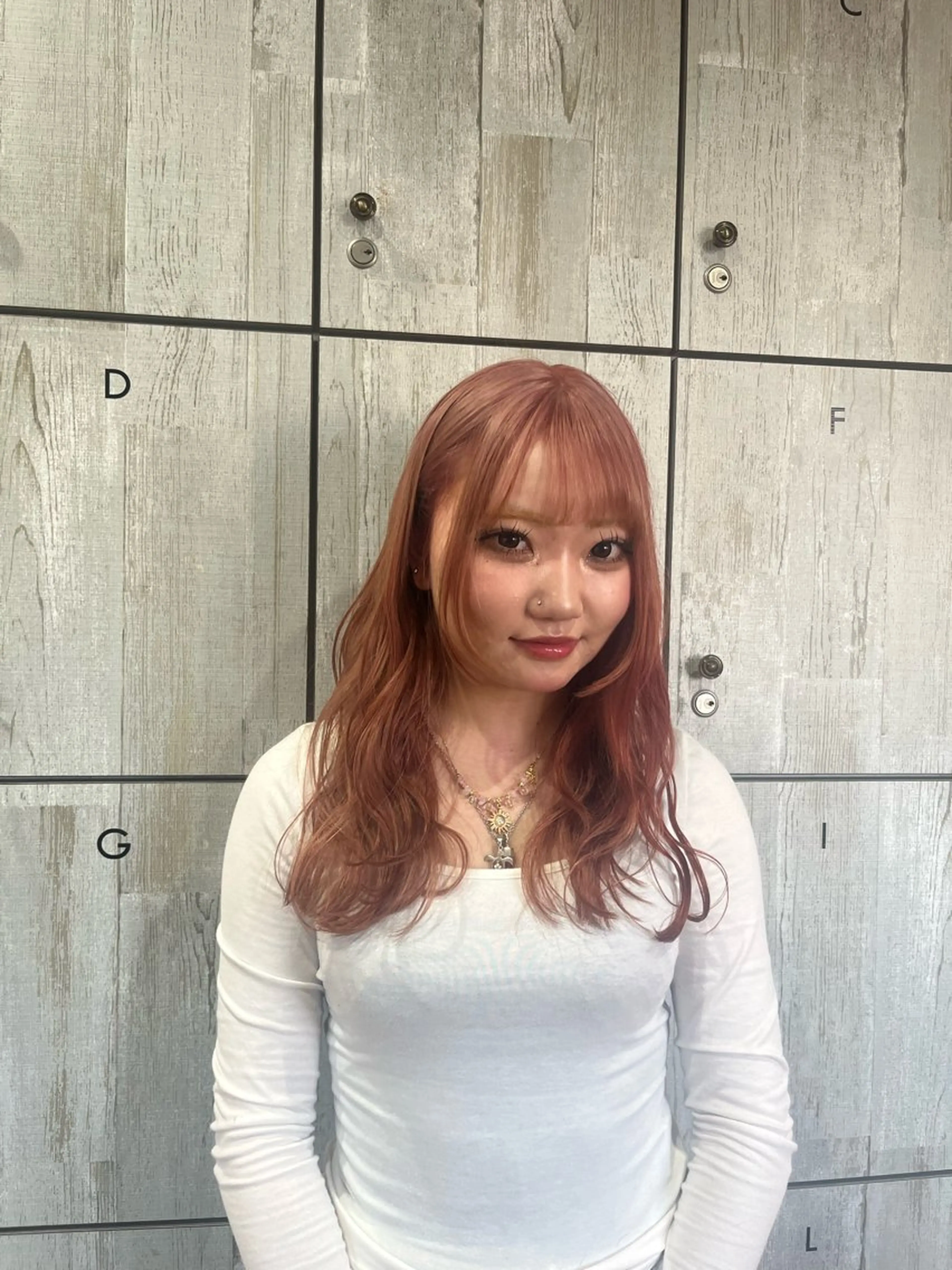 ロング ヘアカラー 艶カラー/メンズ パーマ/いくののヘアスタイル