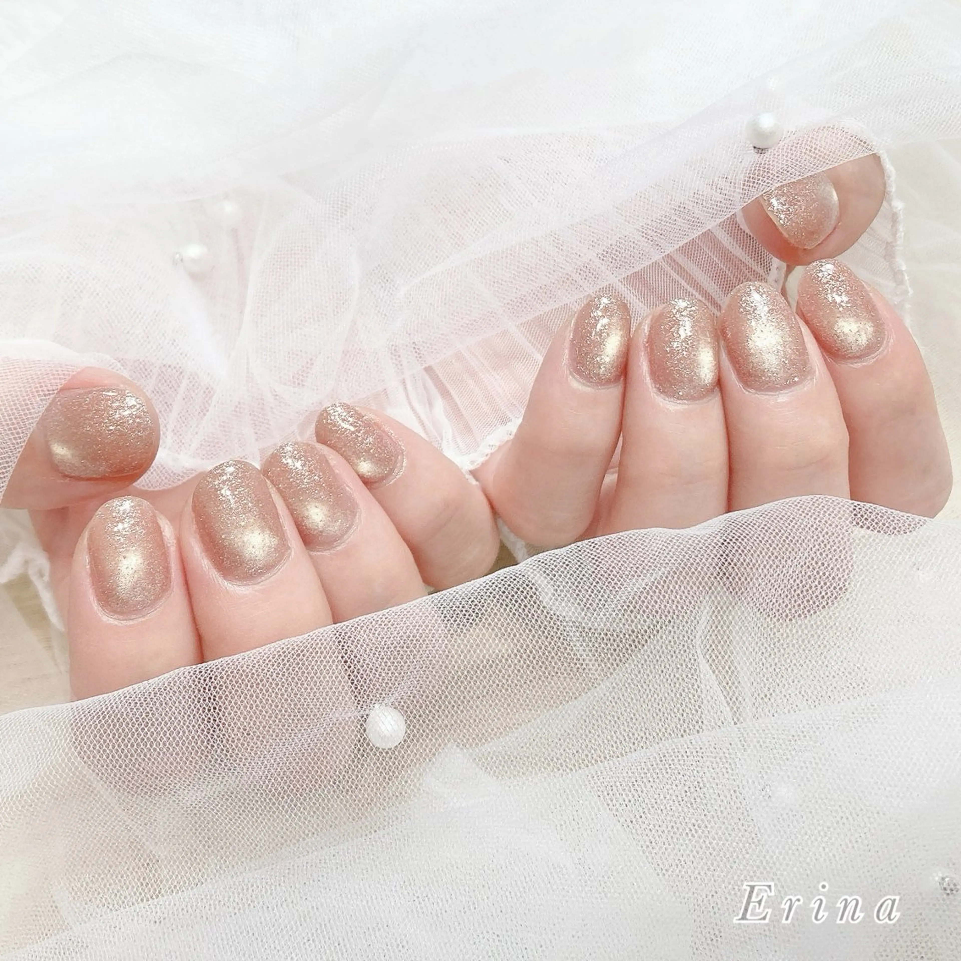 ネイル Erina🐱 フィルイン💅パラのネイルデザイン
