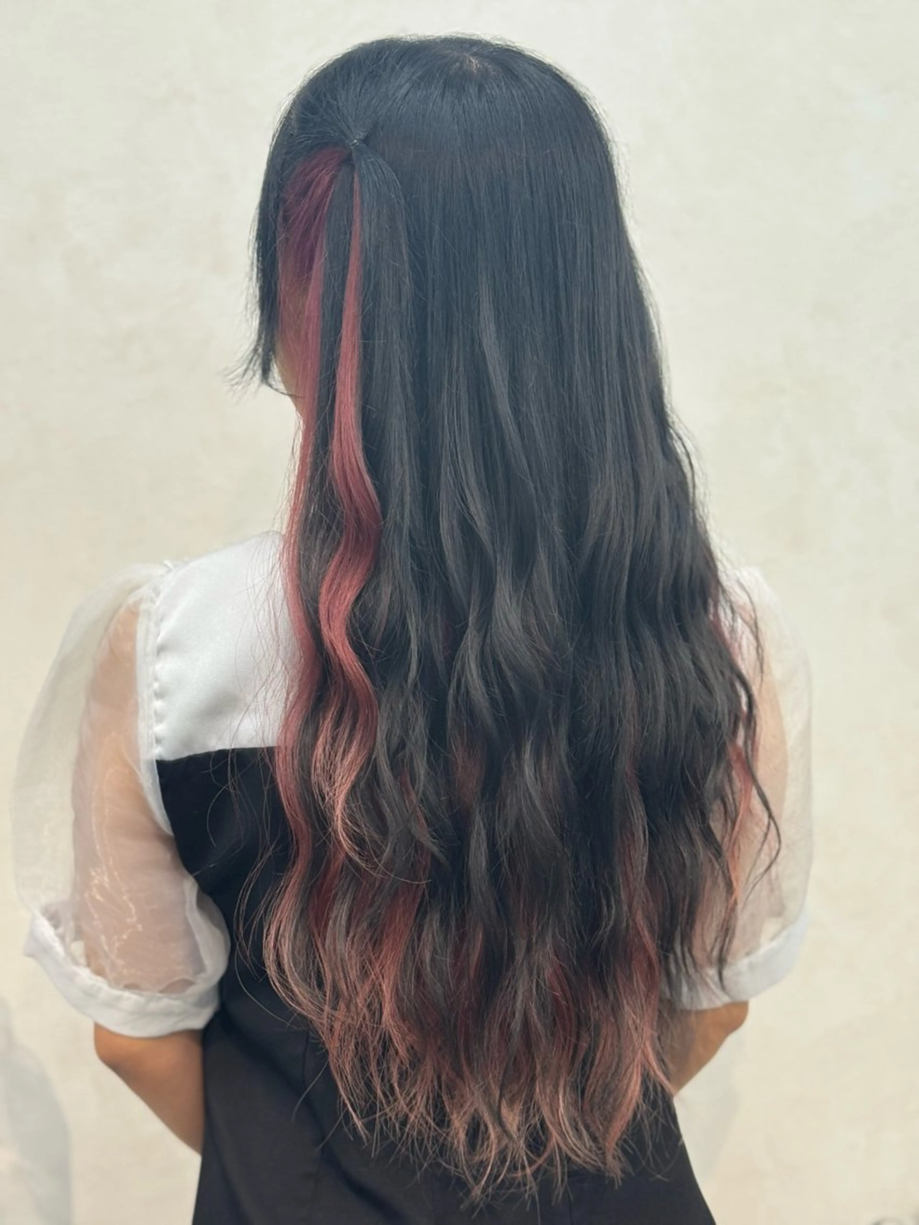 ロング カラー ヘアアレンジ カット ヘアカラー トリートメント ショーヤ/ブリーチ /エクステのヘアスタイル