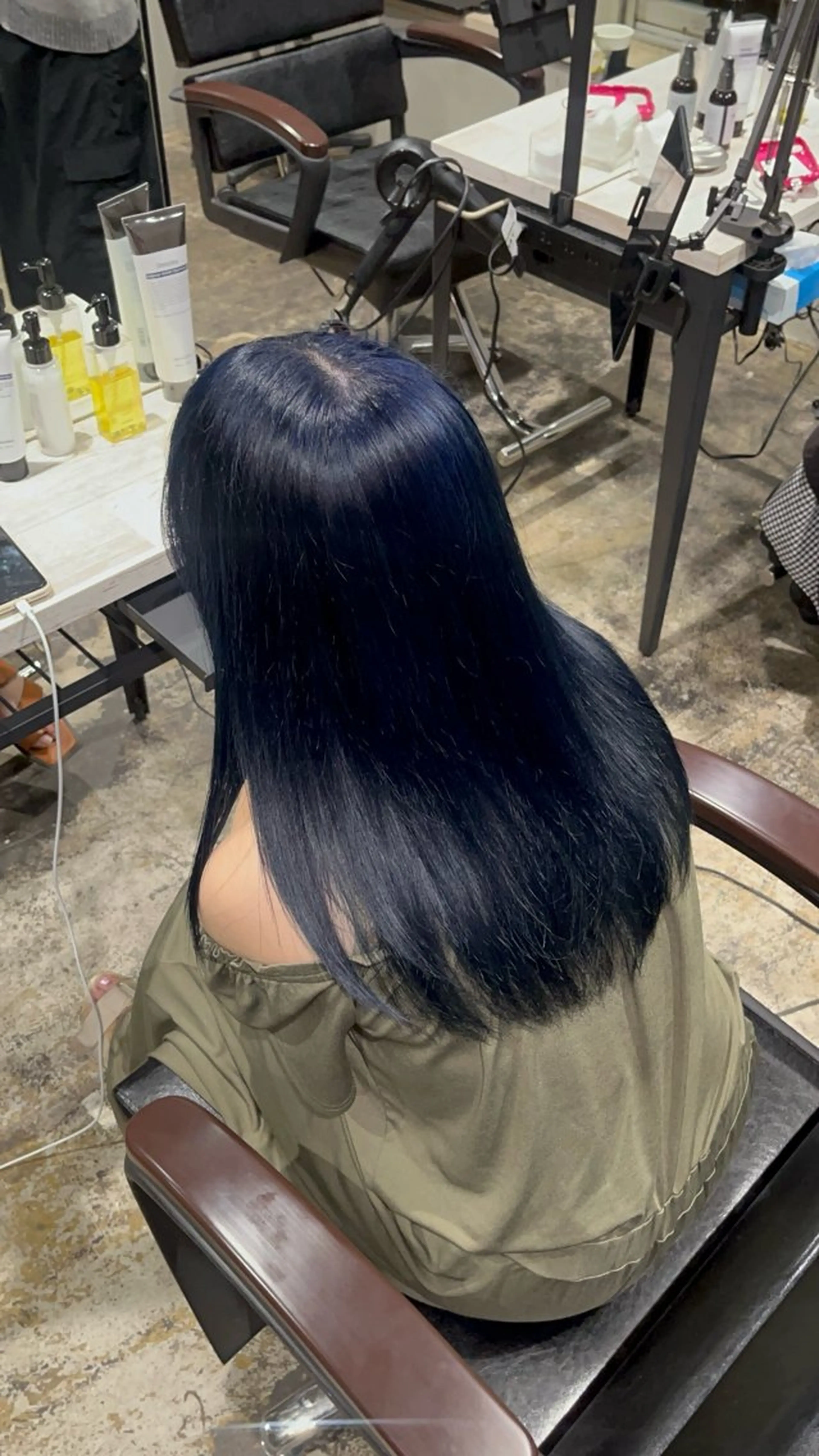 セミロング ヘアカラー トリートメント 渋谷ケアブリーチ ❤️‍🔥徳田空悟のヘアスタイル