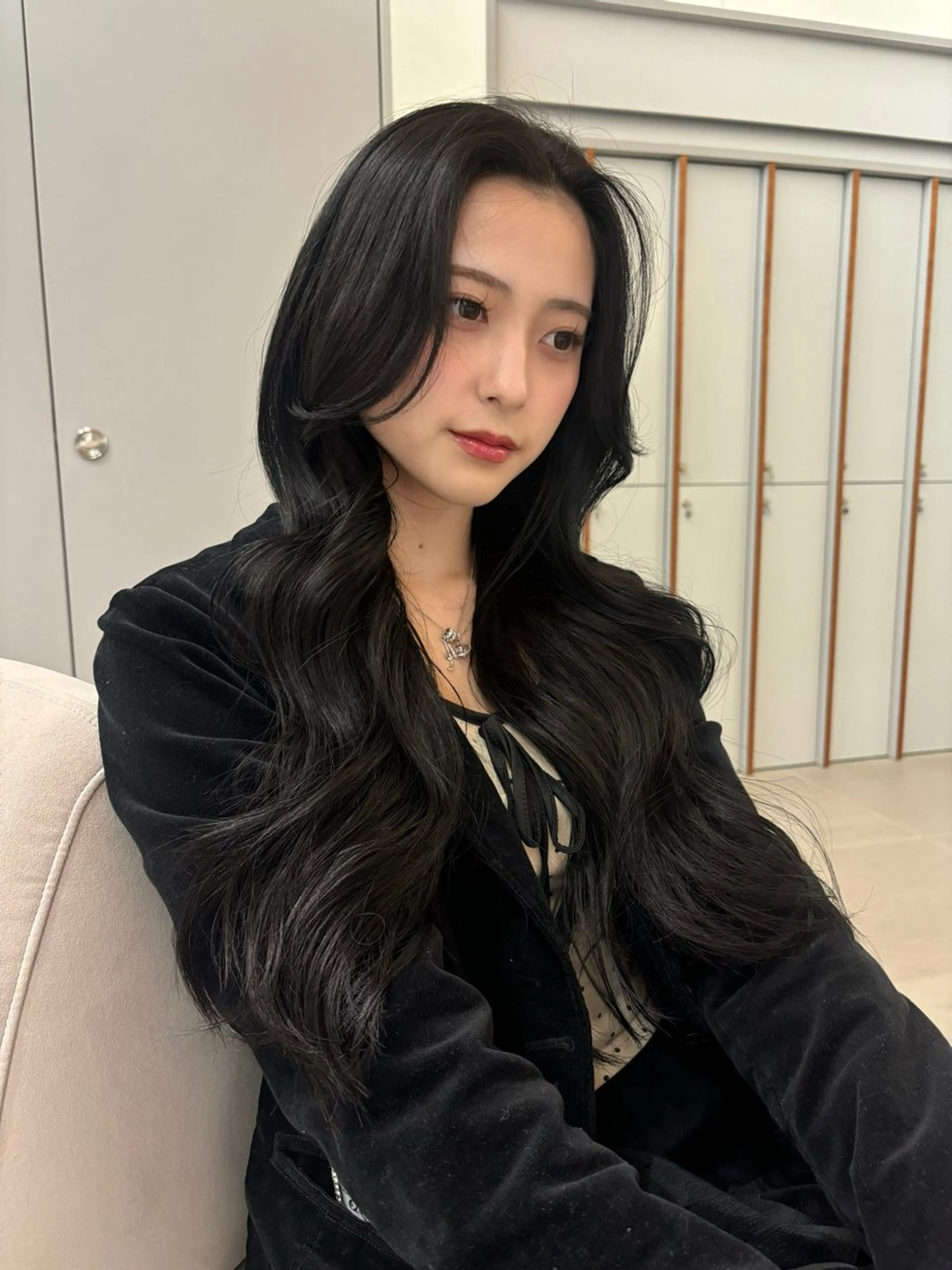 ロング 🍎デザインカラー /カエデ🍎のヘアスタイル