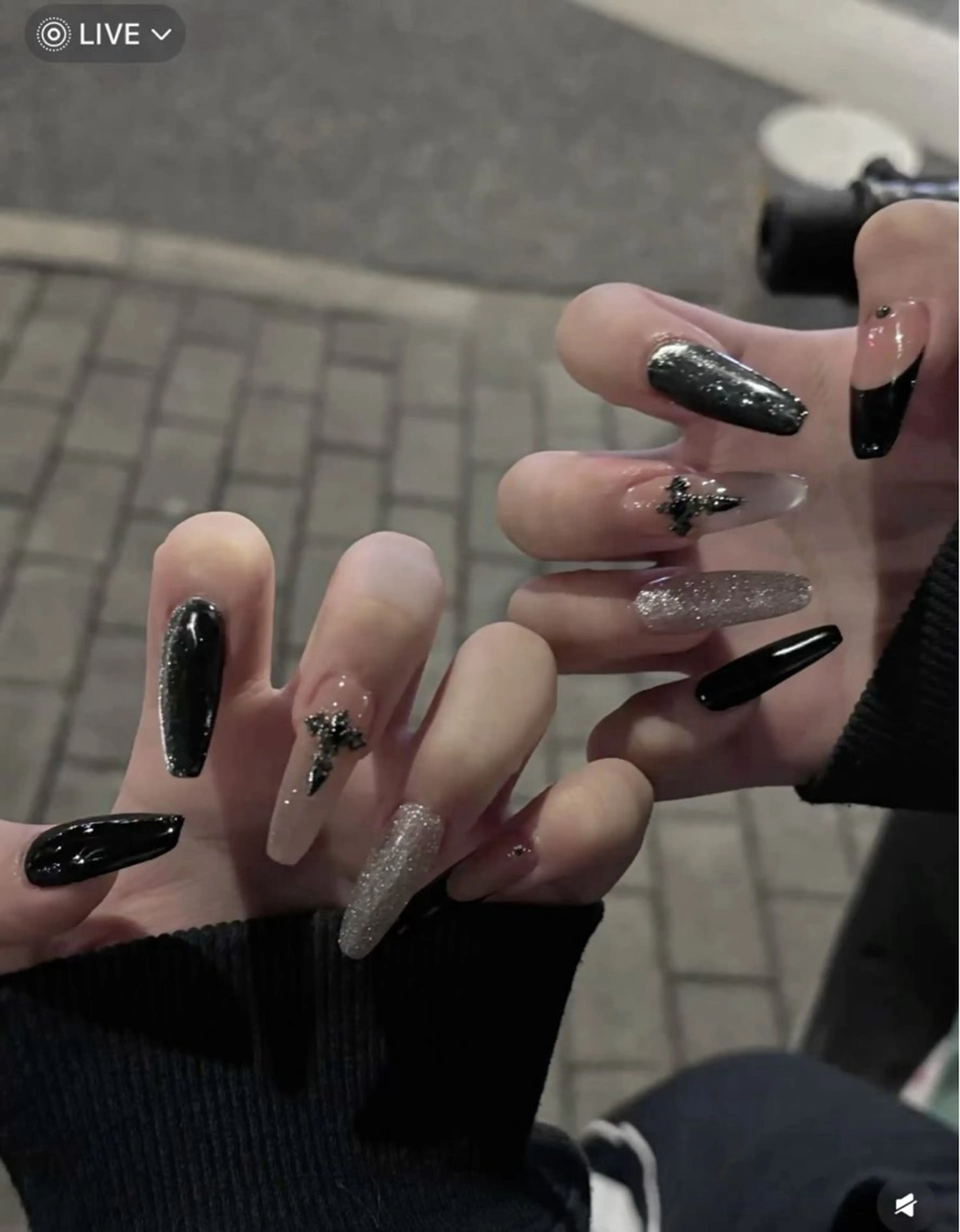 ネイル フレンチネイル キラキラネイル 韓国ネイル シンプルネイル ワンホンネイル ハンドネイル MEI Nailのネイルデザイン