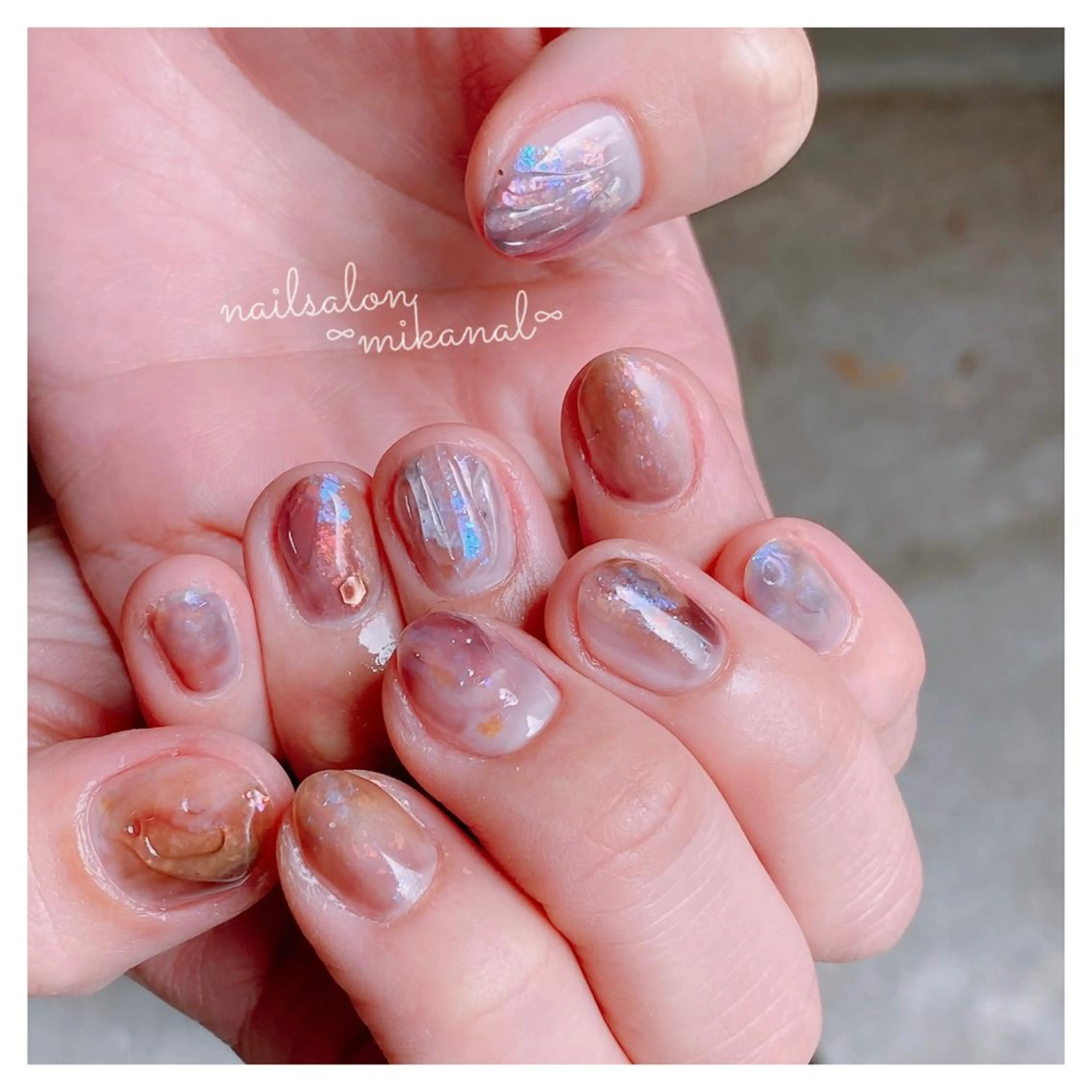ネイル ハンドネイル nailsalon ∞ ﾐｶﾅﾙ ∞のネイルデザイン
