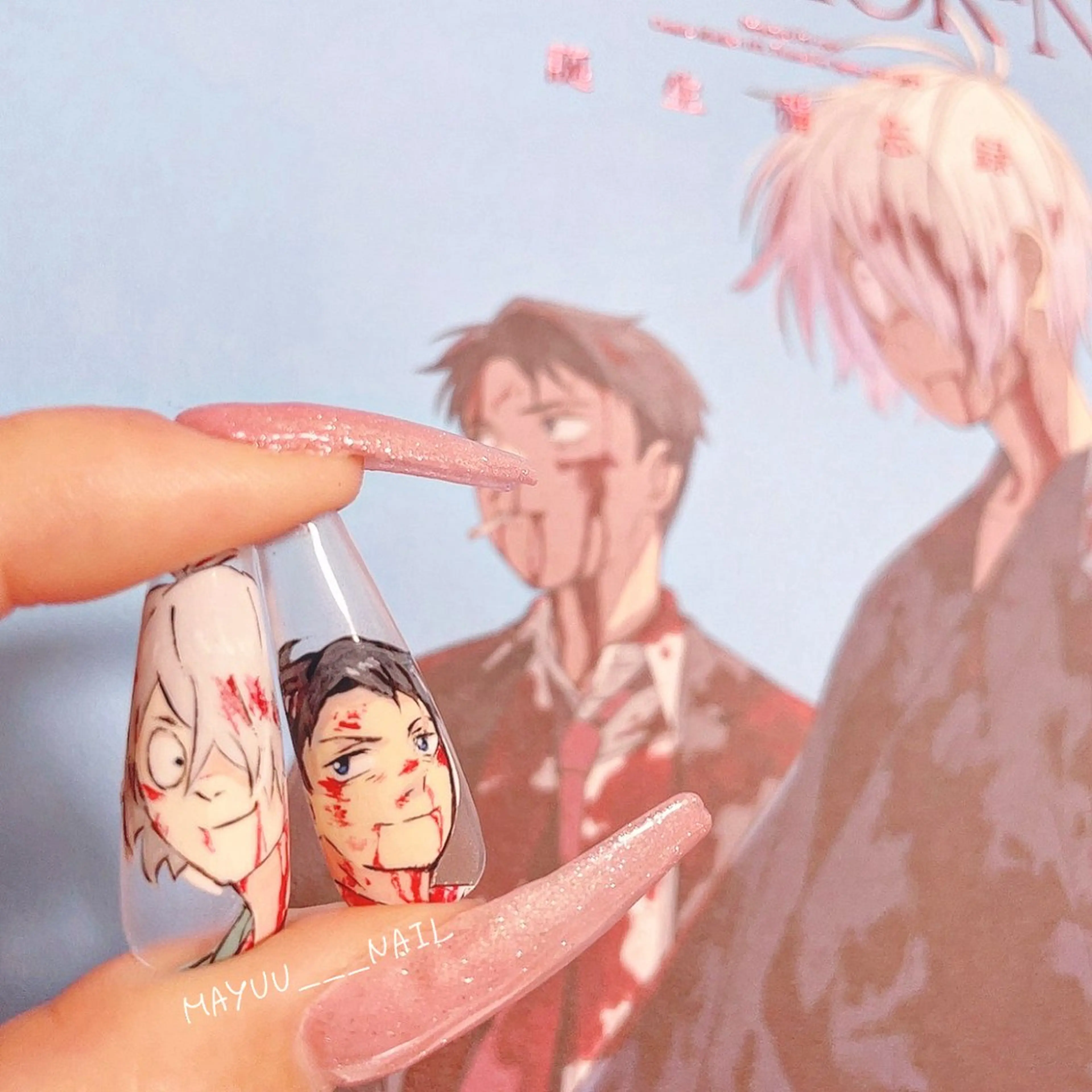 ネイル 🎀 Mayu 🎀痛ネイルのネイルデザイン