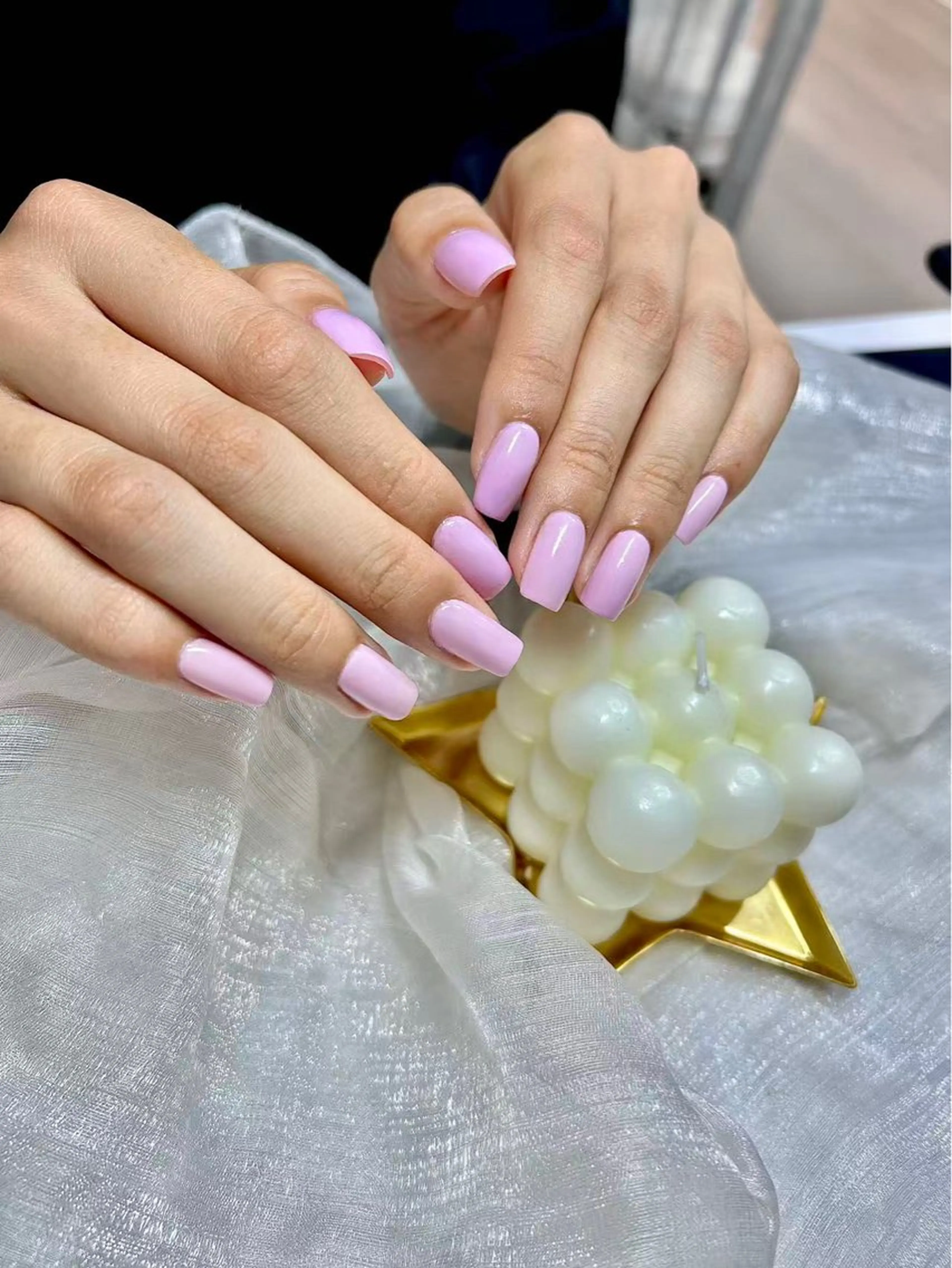 ネイル スカルプネイル シンプルネイル Lunailsalon所属・Lu nailsalonのネイルデザイン