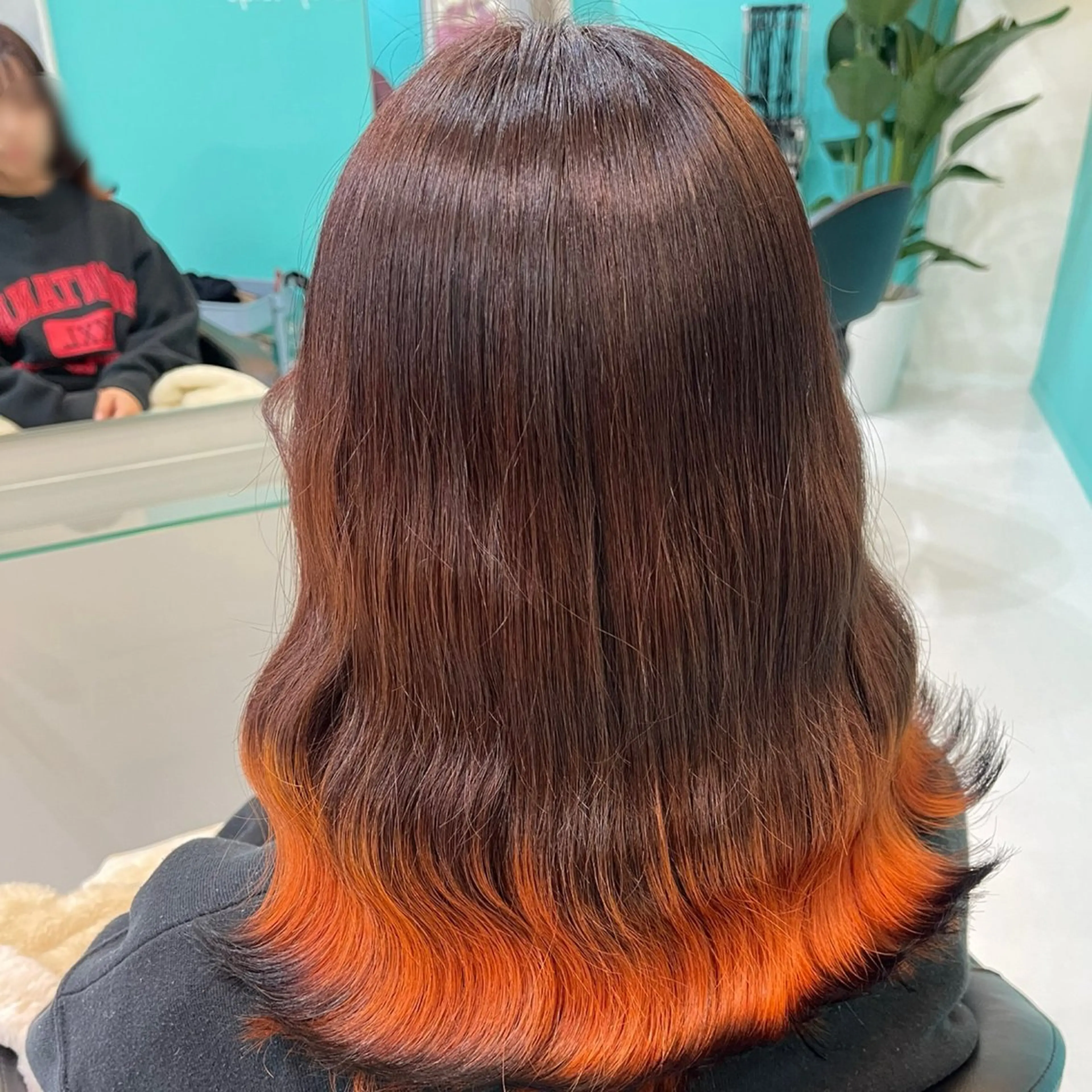 ミディアム ヘアカラー mana/ブリーチ/ ヘアセット/メンズのヘアスタイル