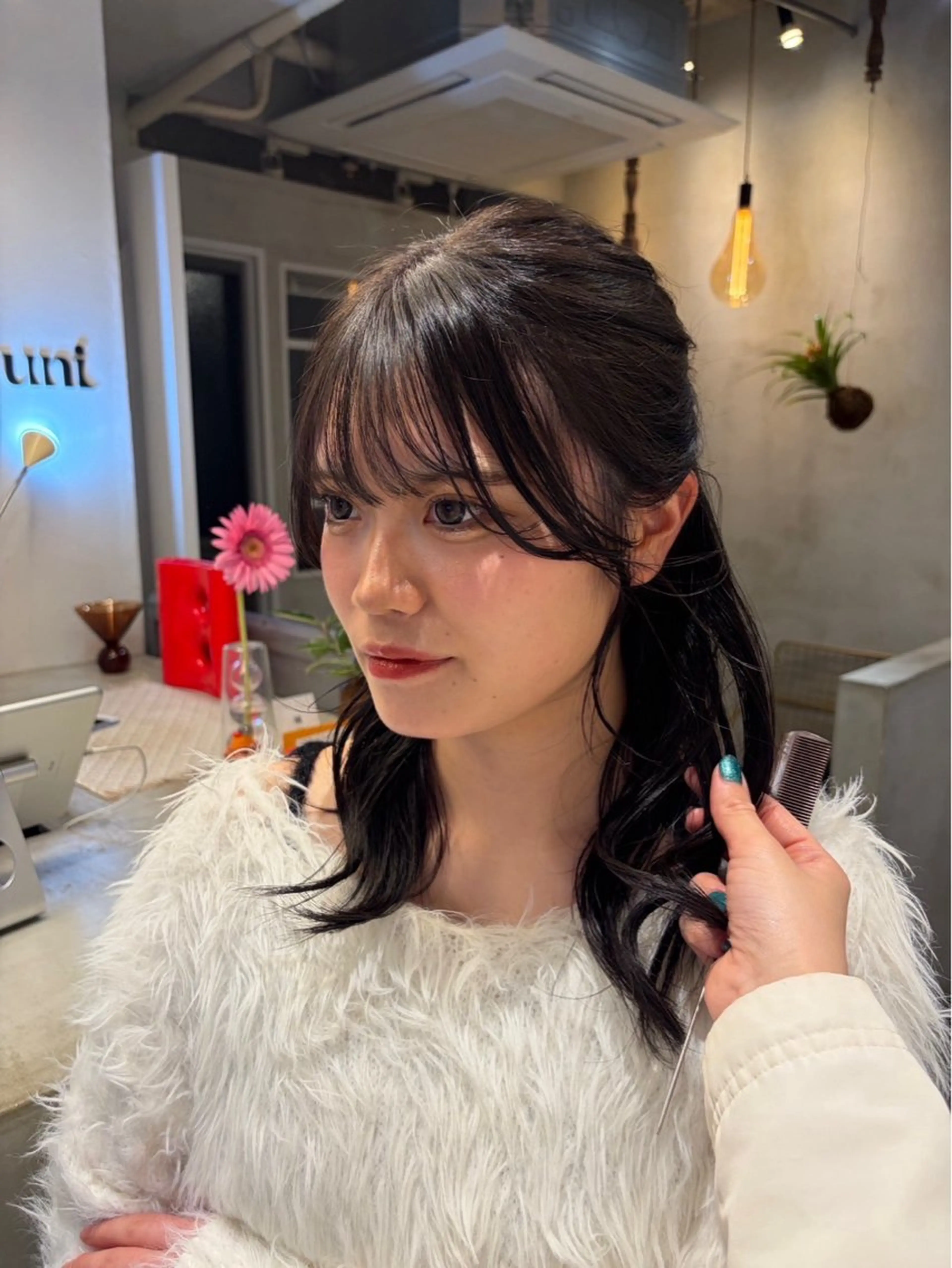 ミディアム みき 🍒のヘアスタイル