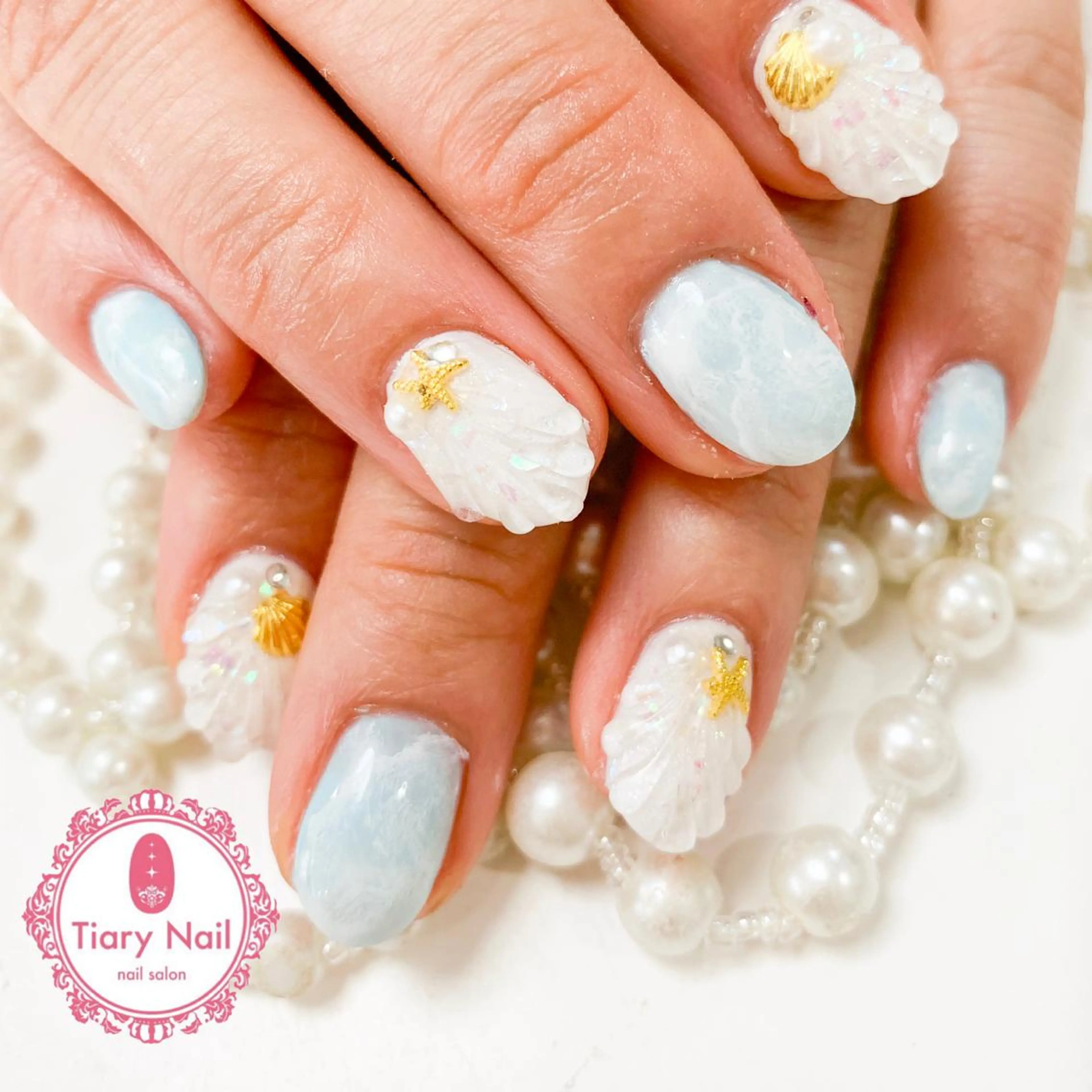 ネイル 💗🪽Tiary Nail🪽💗のネイルデザイン