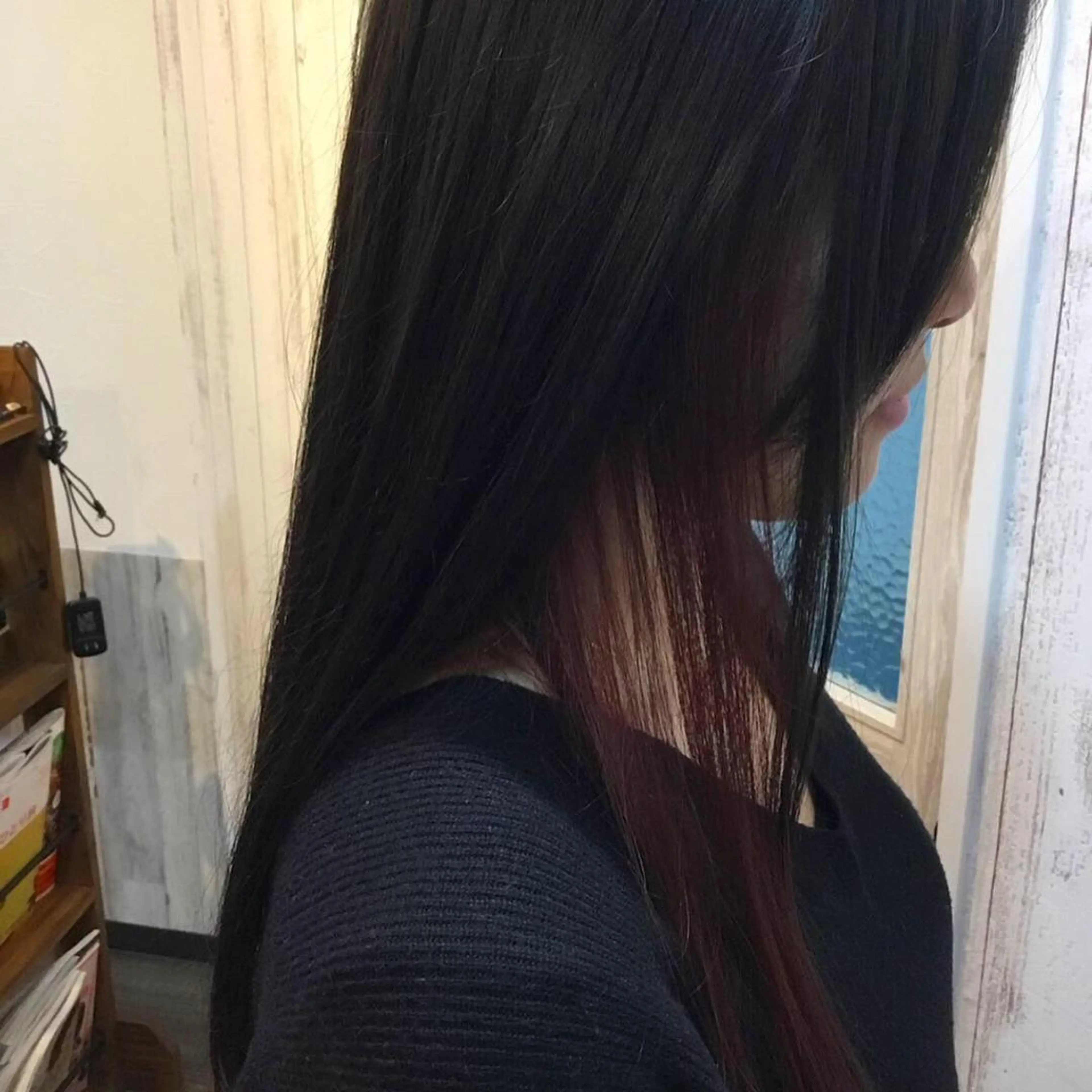 ロング カラー 金崎 新吾のヘアスタイル