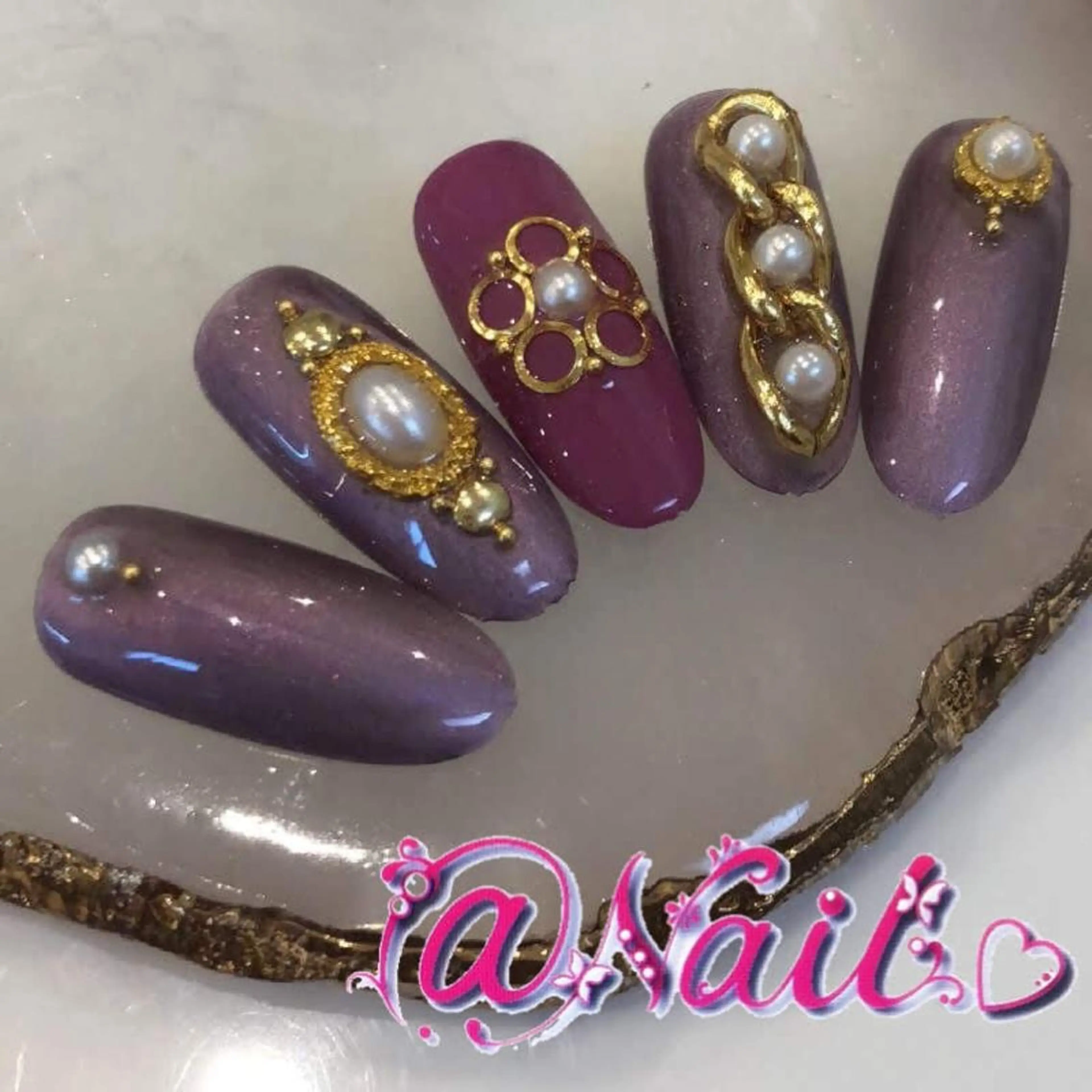 ネイル ネイルチップ 小尾 栞のネイルデザイン