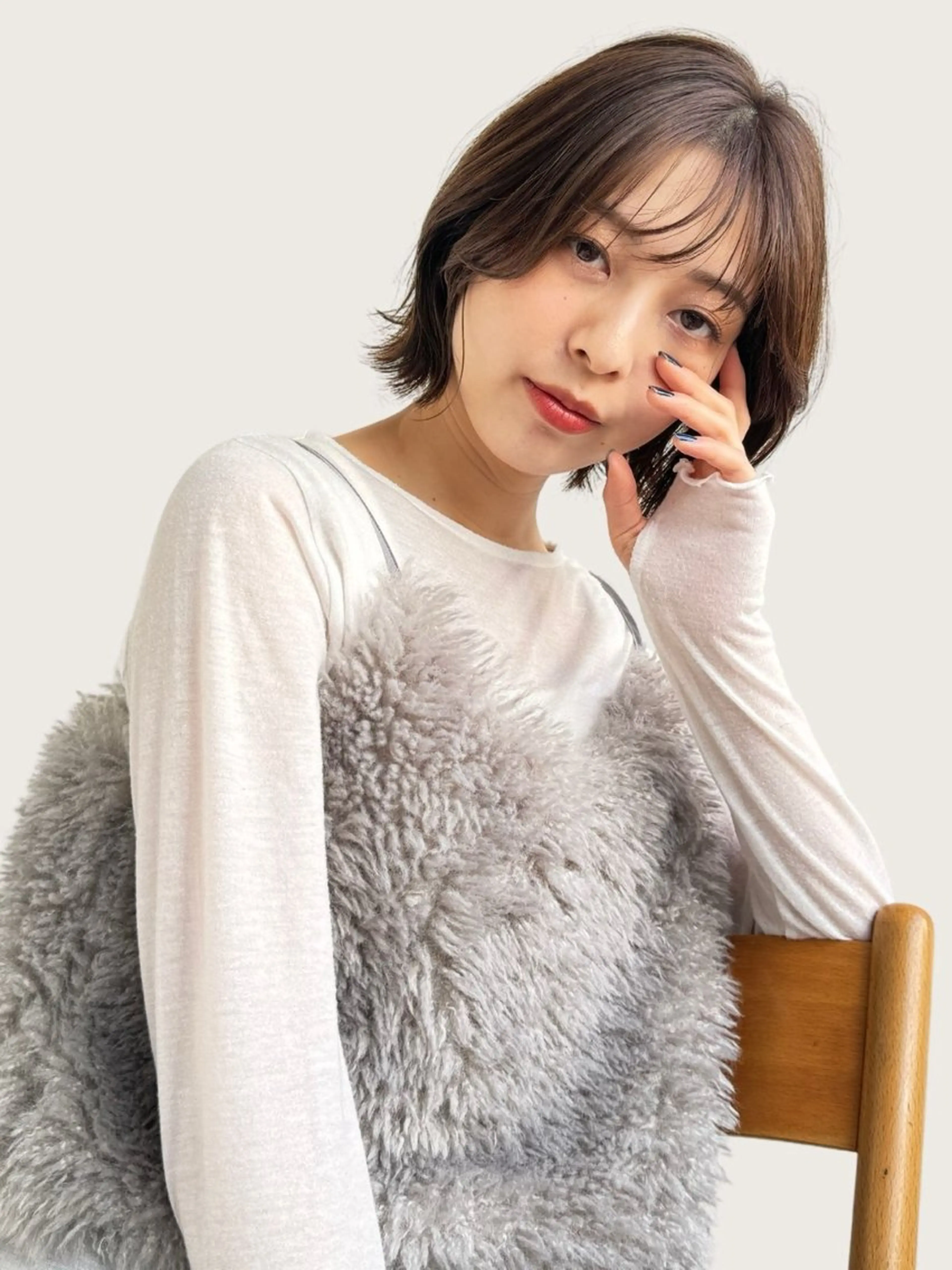 ショート カット ヘアカラー トリートメント レイヤー/ボブ/ 透明感カラー/ニワのヘアスタイル