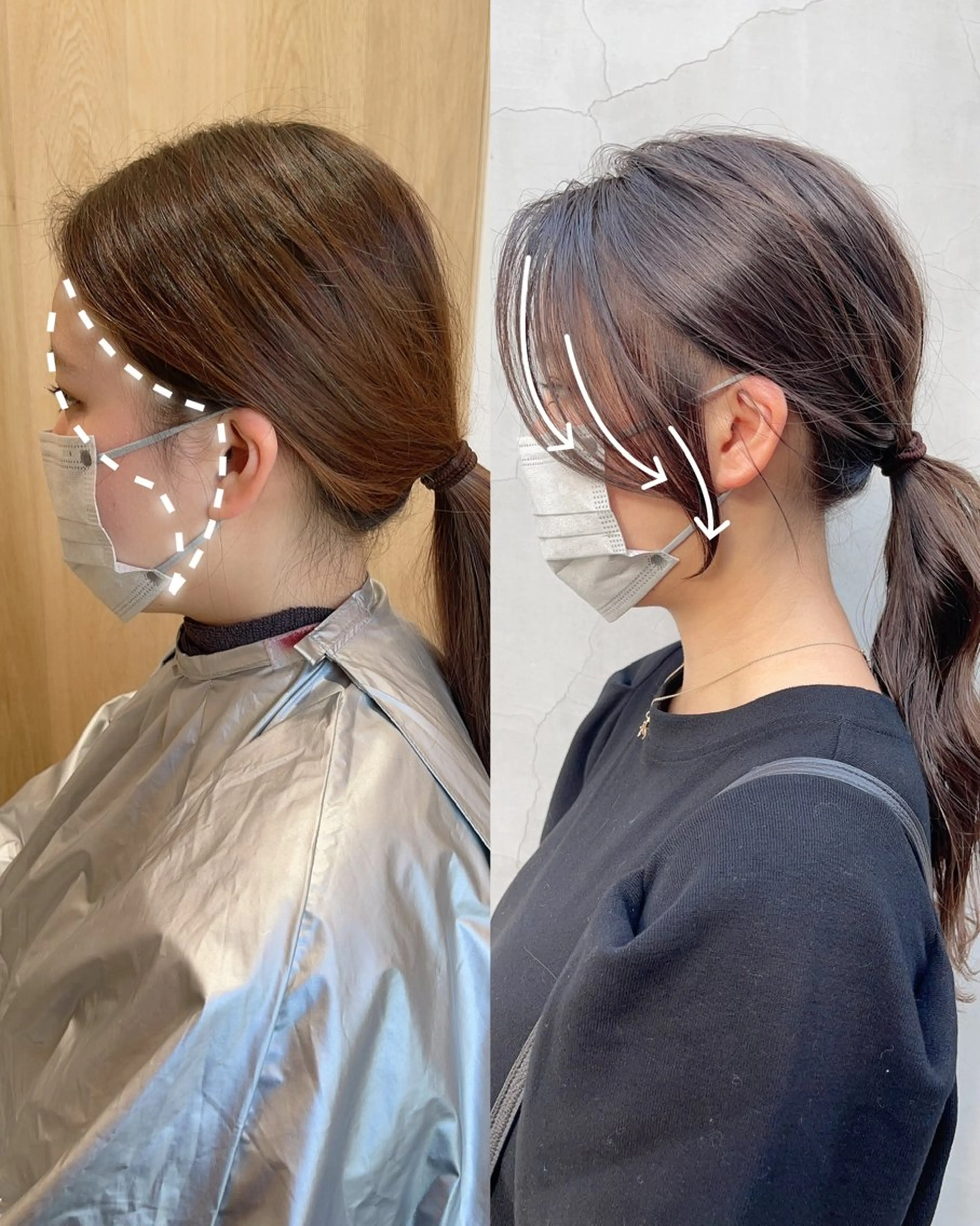 ロング カラー ヘアアレンジ 小顔カット レイヤーカット/ 田中 しょうのヘアスタイル