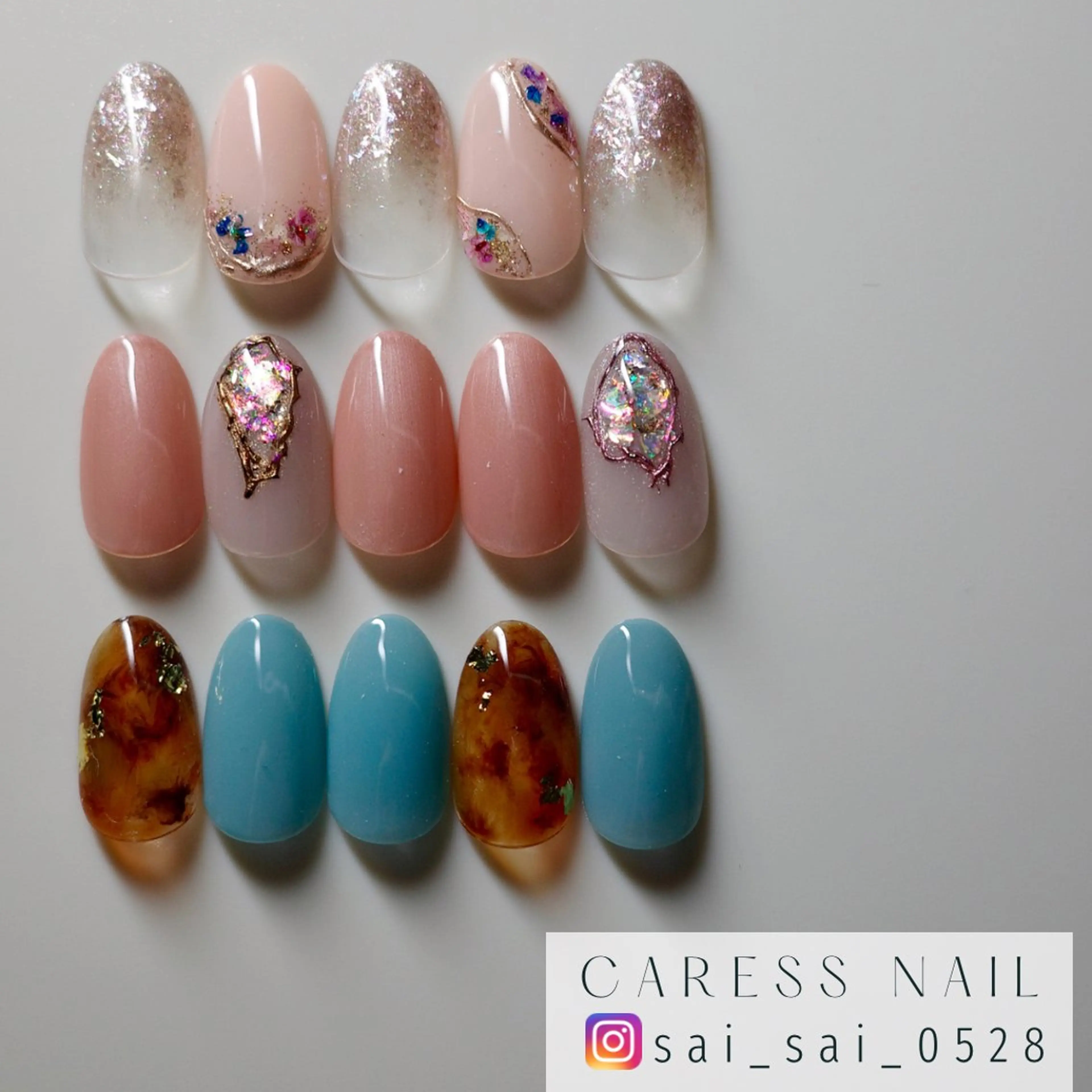 ネイル caress  nail カレスネイル　代々木上原所属・カレスネイル さいのネイルデザイン