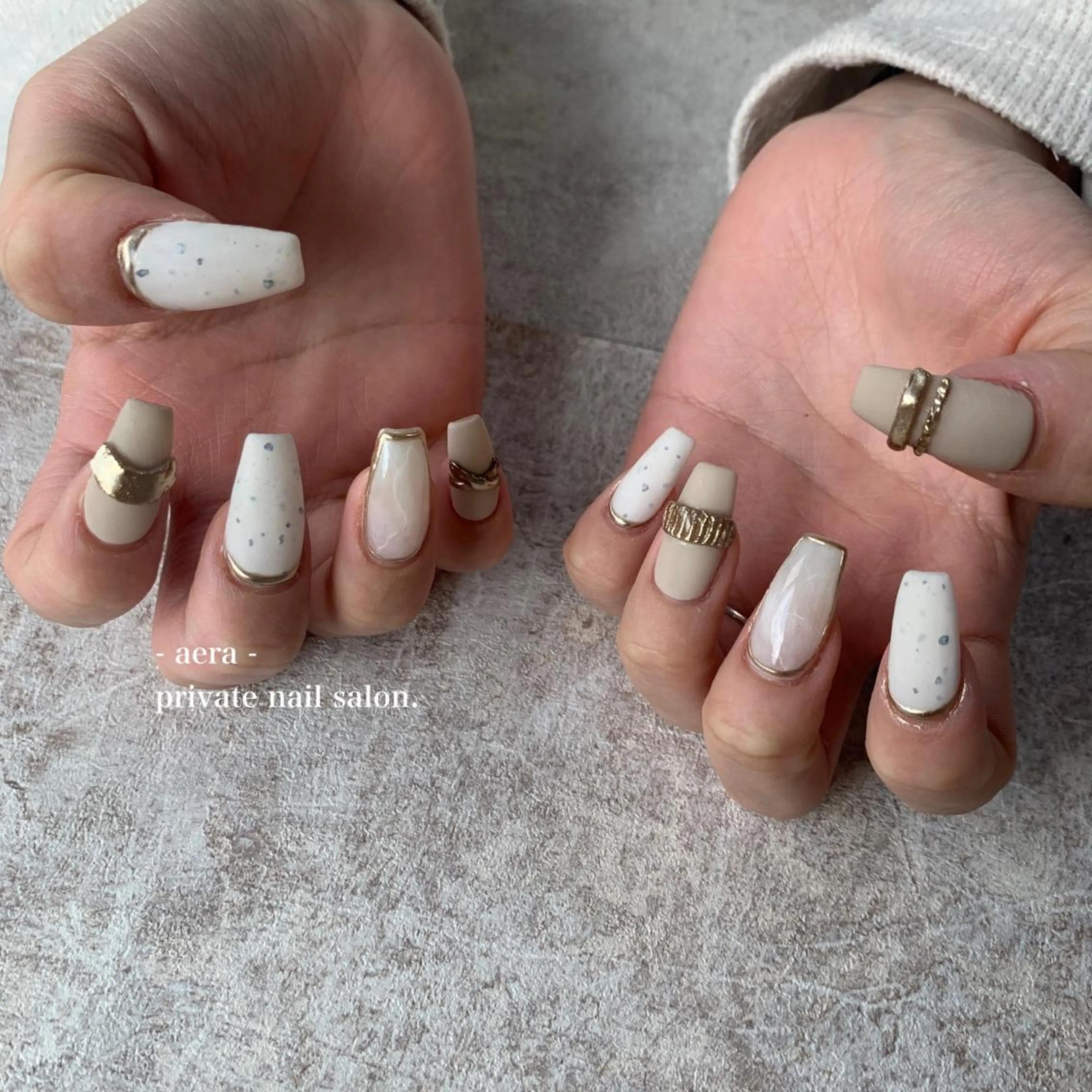 ネイル AERA nail shino🐱⸝꙳のネイルデザイン
