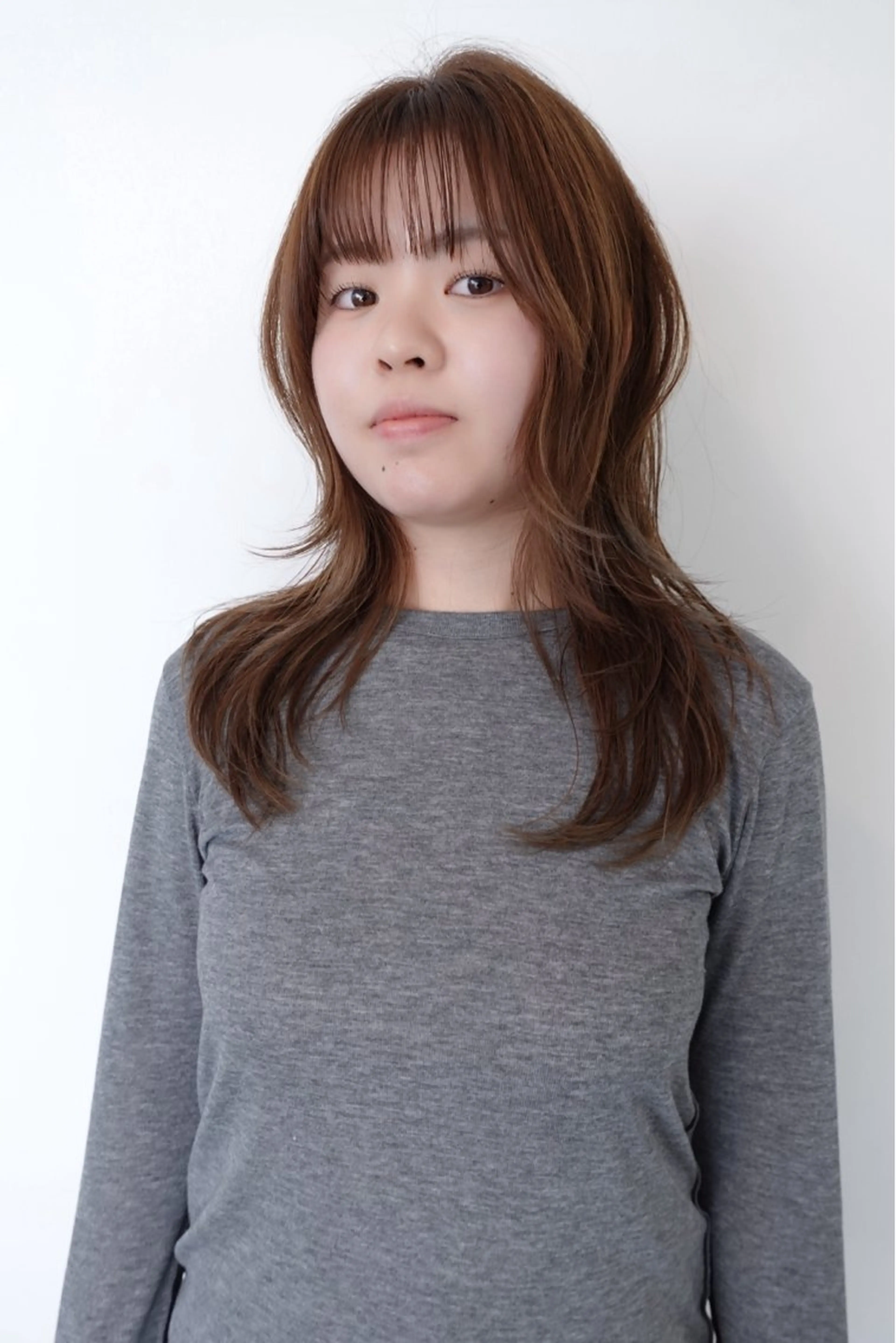 セミロング カラー カット ヘアカラー トリートメント sakura🌸 レイヤー/韓国ヘアのヘアスタイル