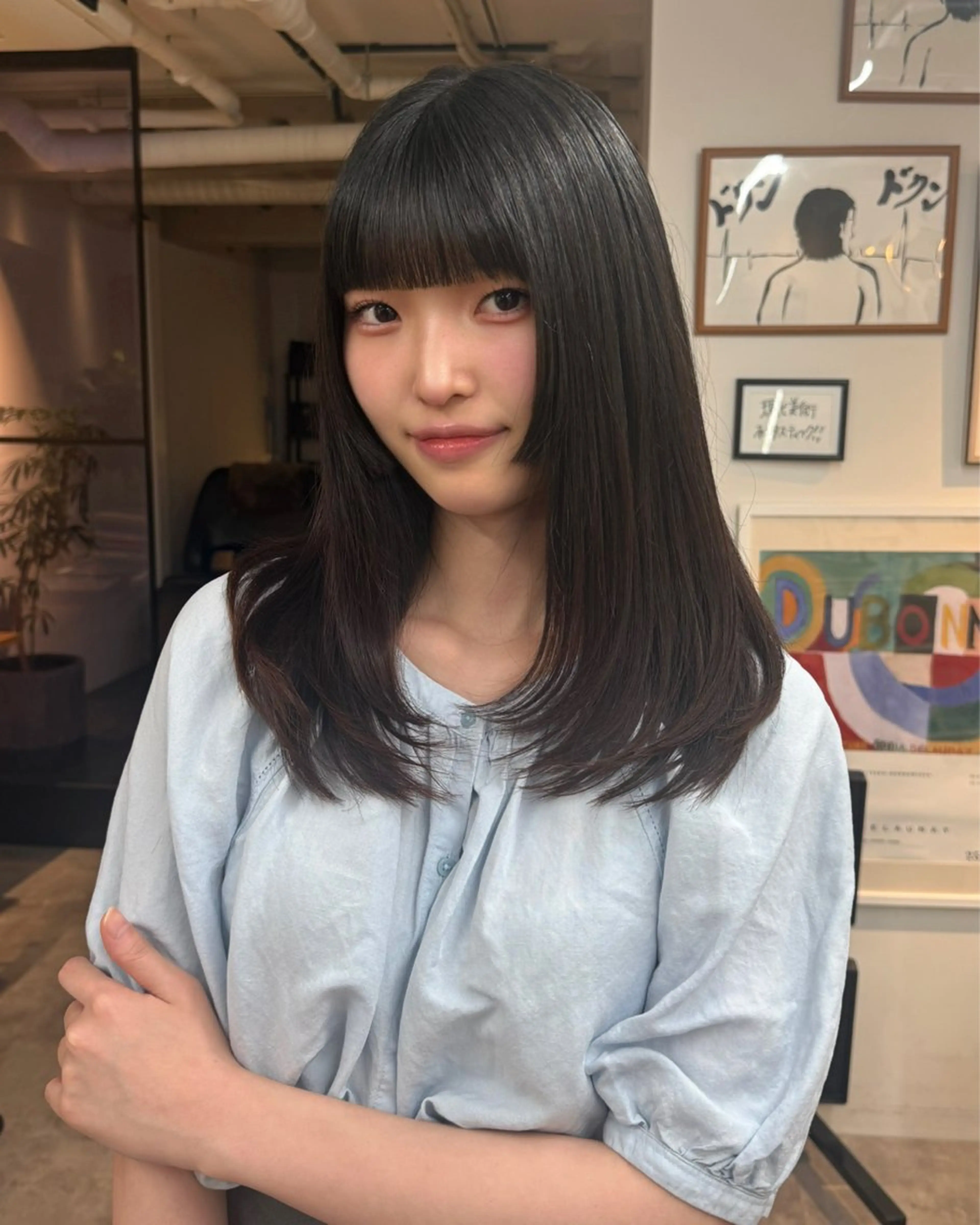 ロング カラー ヘアアレンジ ippo所属・💎韓国ヘア/ 艶カラー💎souのヘアスタイル