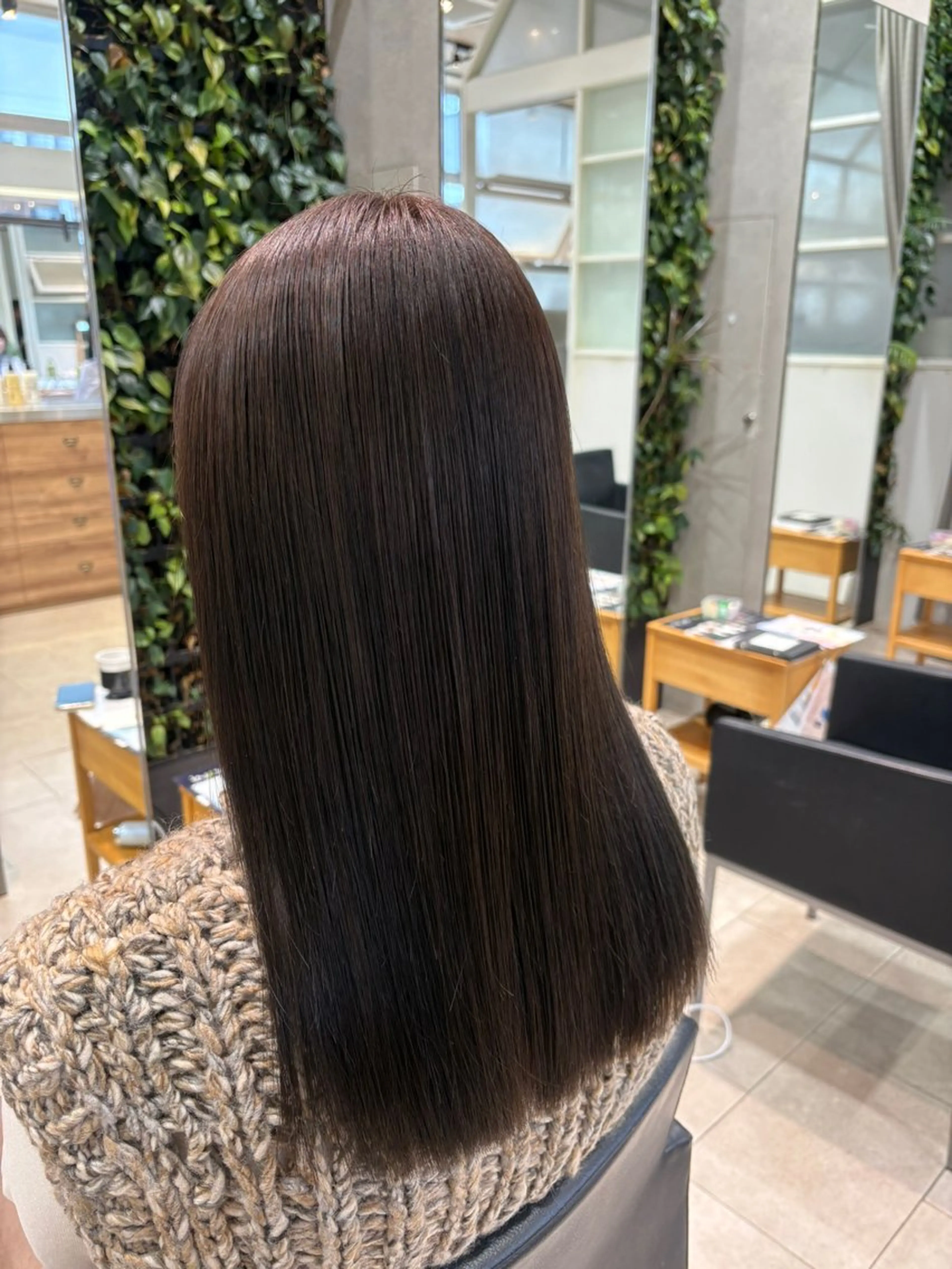 セミロング カット ヘアカラー トリートメント ノンダメージカラー/ ボブ/RINのヘアスタイル