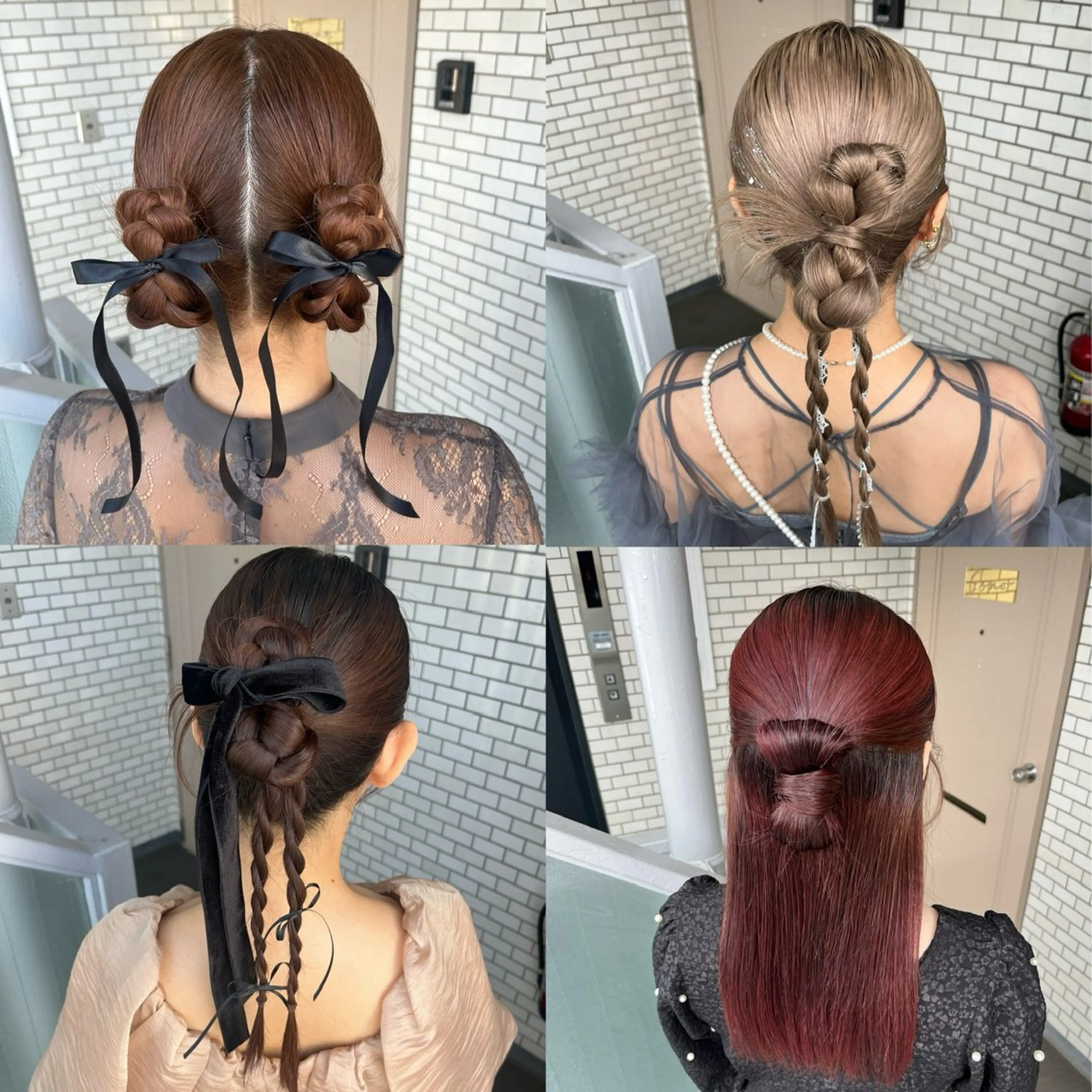 ヘアアレンジ ハーフアップ ポニーテール 参列・イベントヘア♡ ゆいなのヘアスタイル