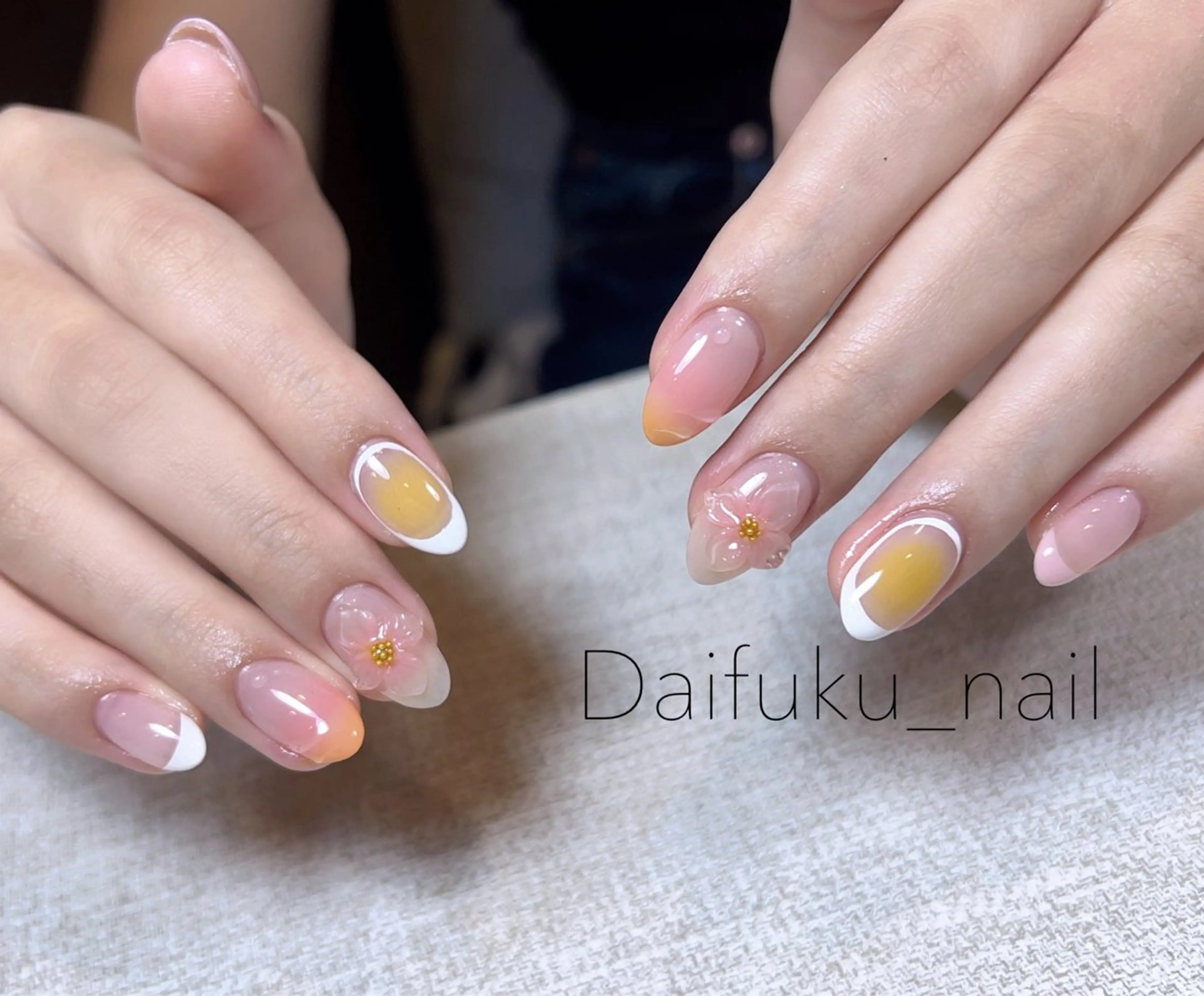 ミディアム ハンドネイル Daifuku nailsのネイルデザイン
