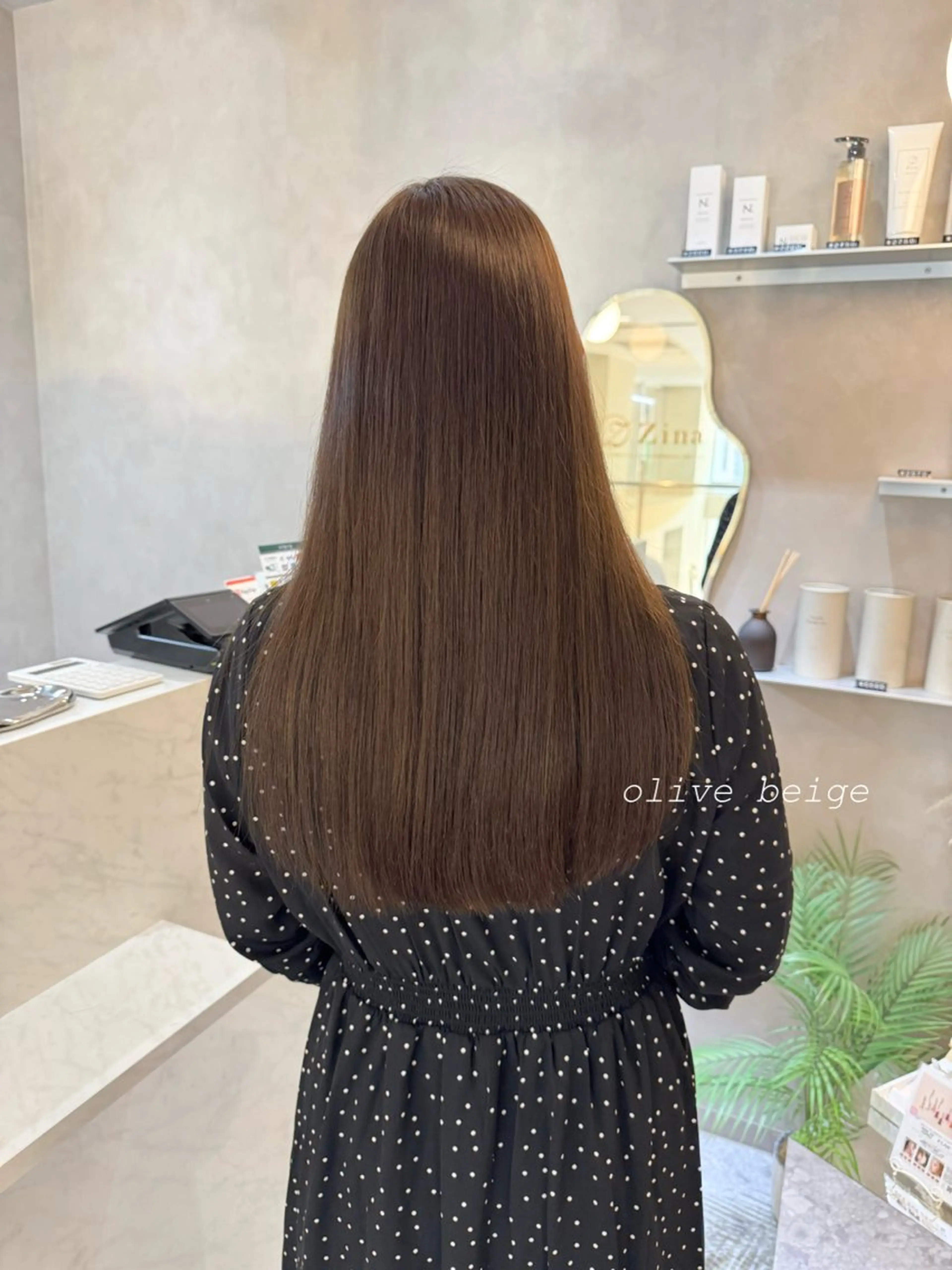 【平日期間限定🌸】似合わせカット+髪質改善ケアカラー(クイックトリートメント付き)¥6900の写真