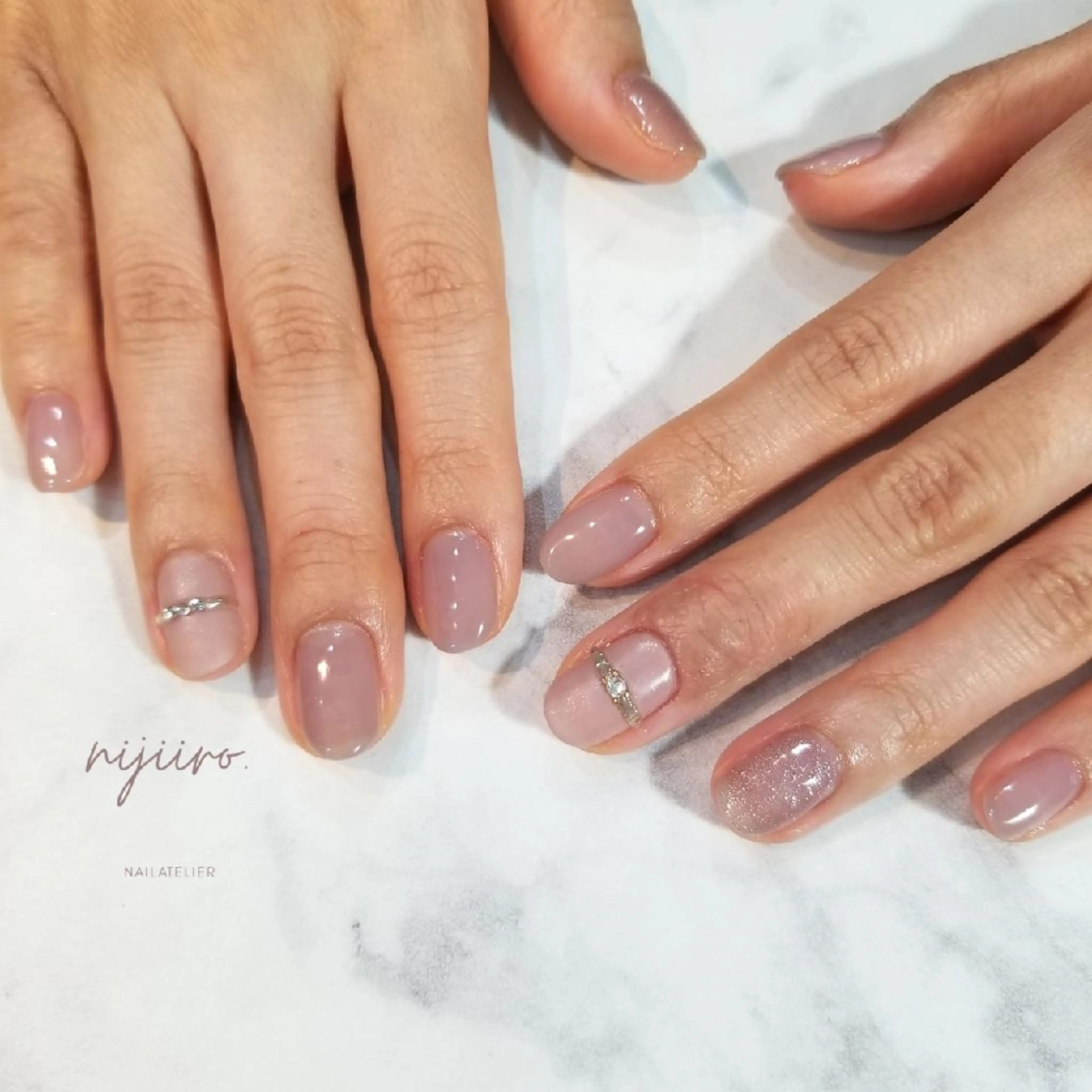 ネイル ハンドネイル nijiiro🌈 サトウのネイルデザイン