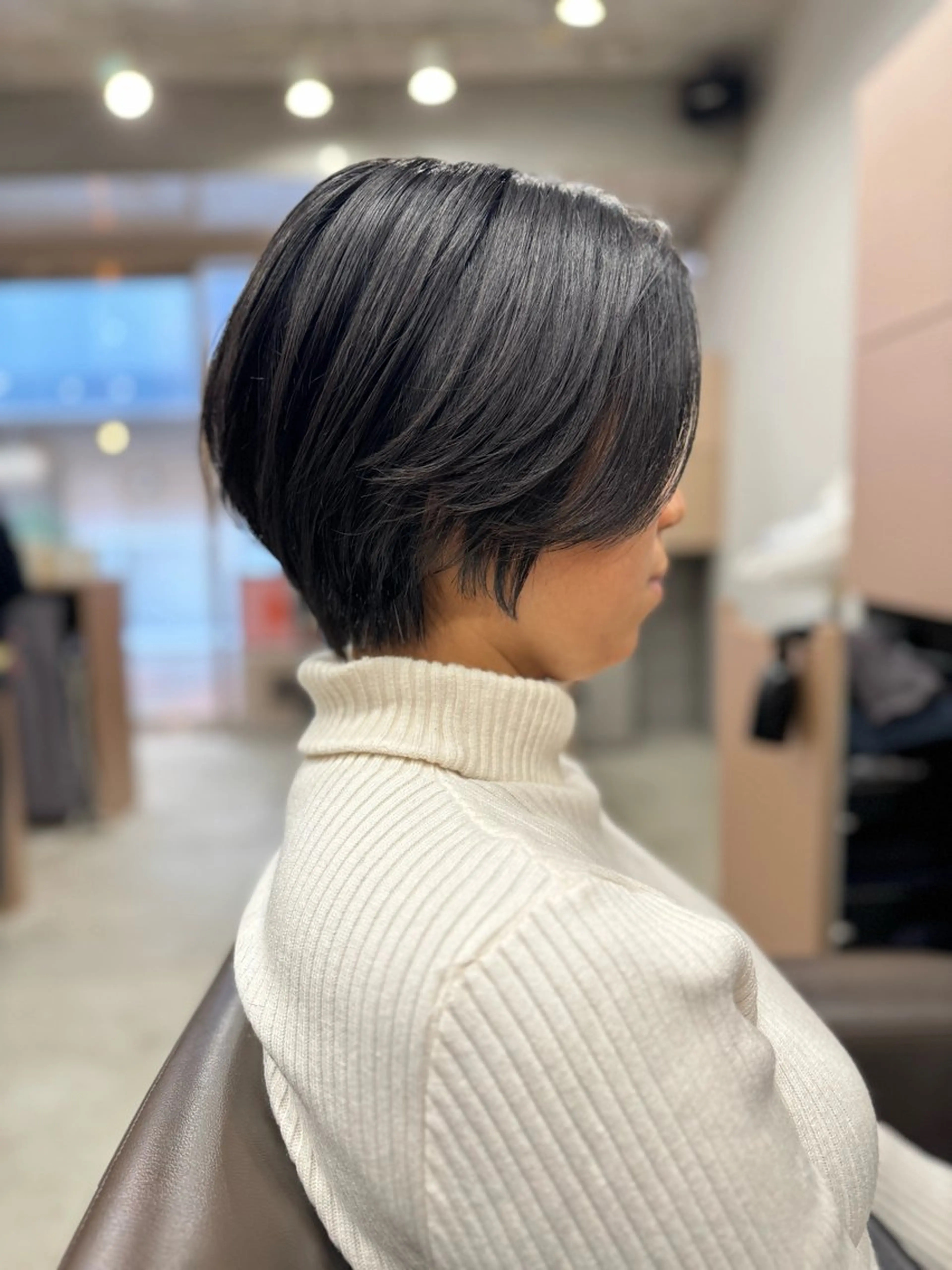 ショート カラー カット ヘアカラー トリートメント 表参道🌿赤み消し カラー/チナツのヘアスタイル