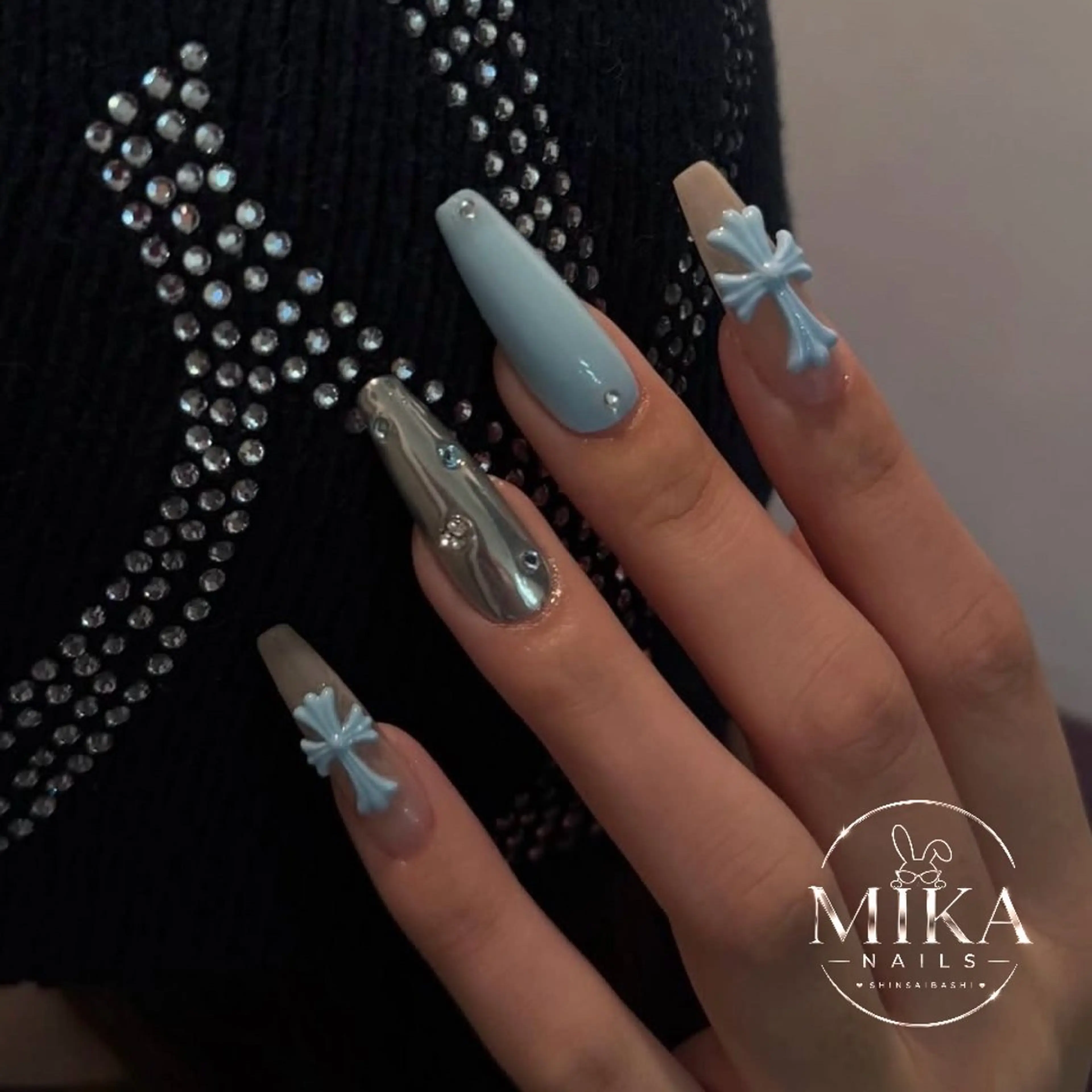 ネイル ハンドネイル ハンドケア ちみ_Mika Nails 心斎橋のネイルデザイン