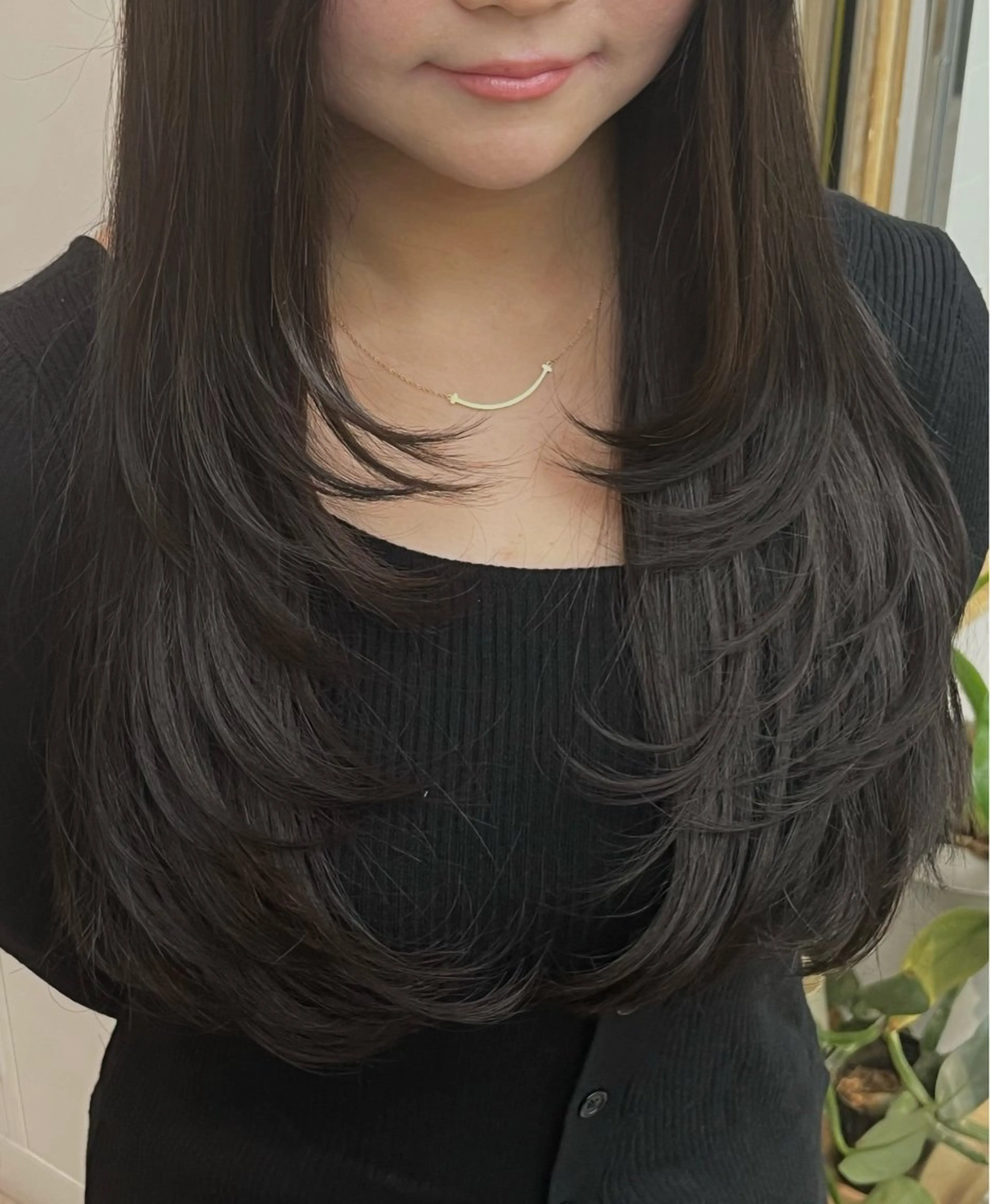 セミロング ハイレイヤー レイヤーカット カット ヘアカラー トリートメント 🦋レイヤー職人 猪瀬玲奈🦋のヘアスタイル
