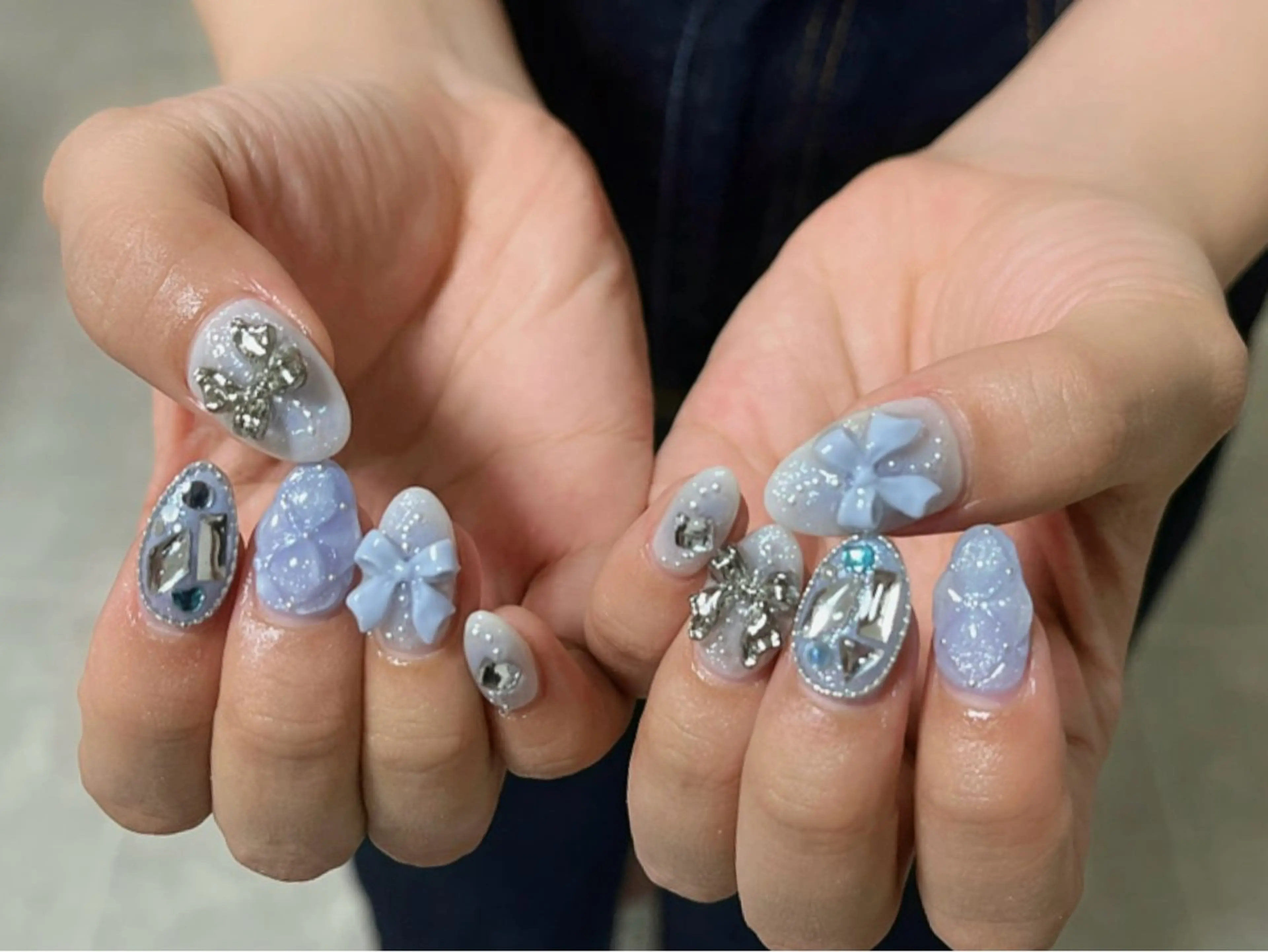 ネイル 【Zina京都駅前】 きぬがわ らむのネイルデザイン