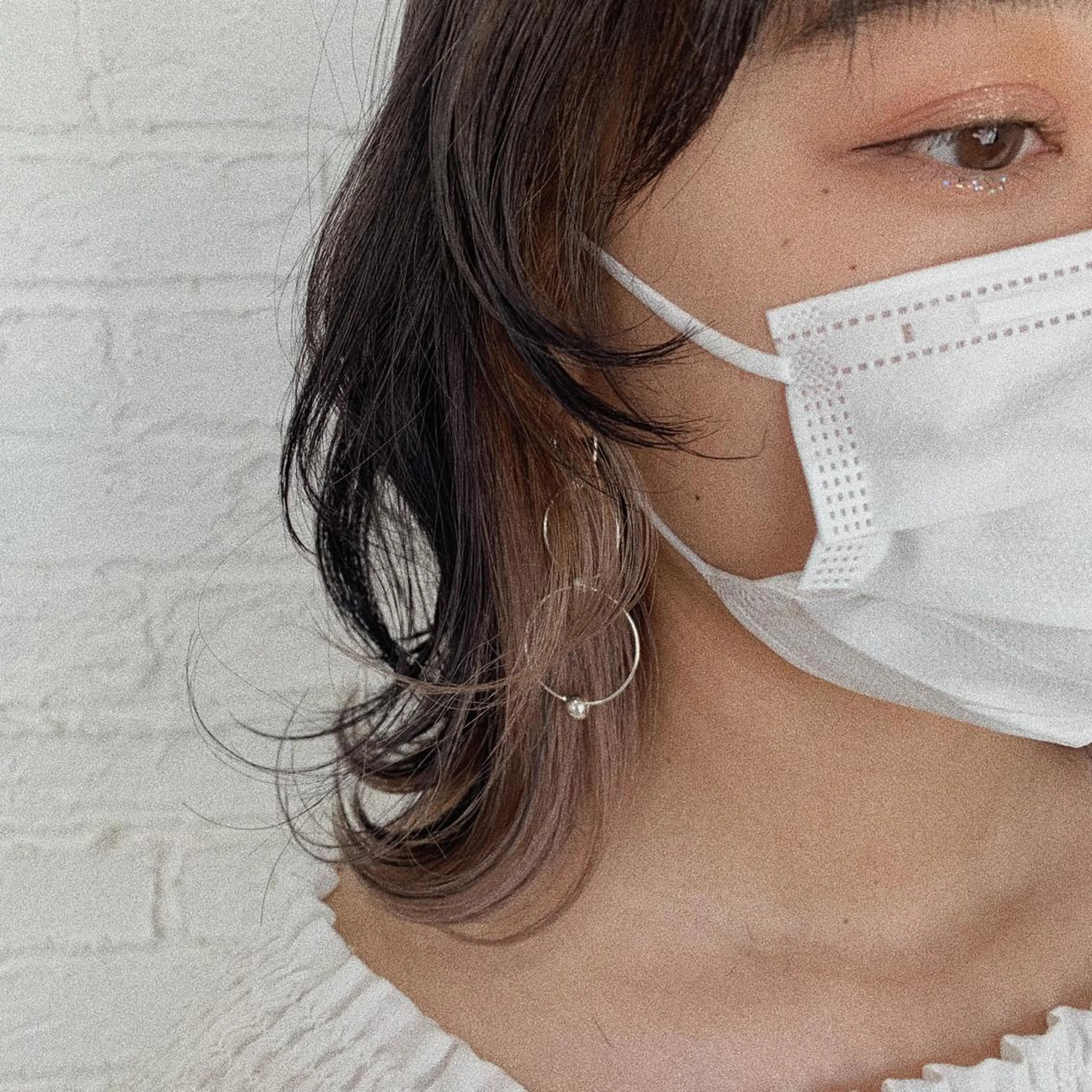 セミロング カラー パーマ ヘアアレンジ ブリーチ ケアブリーチ 透明感カラー ダブルカラー ハイライトカラー ヘアカラー トリートメント ヨシムラ リオのヘアスタイル