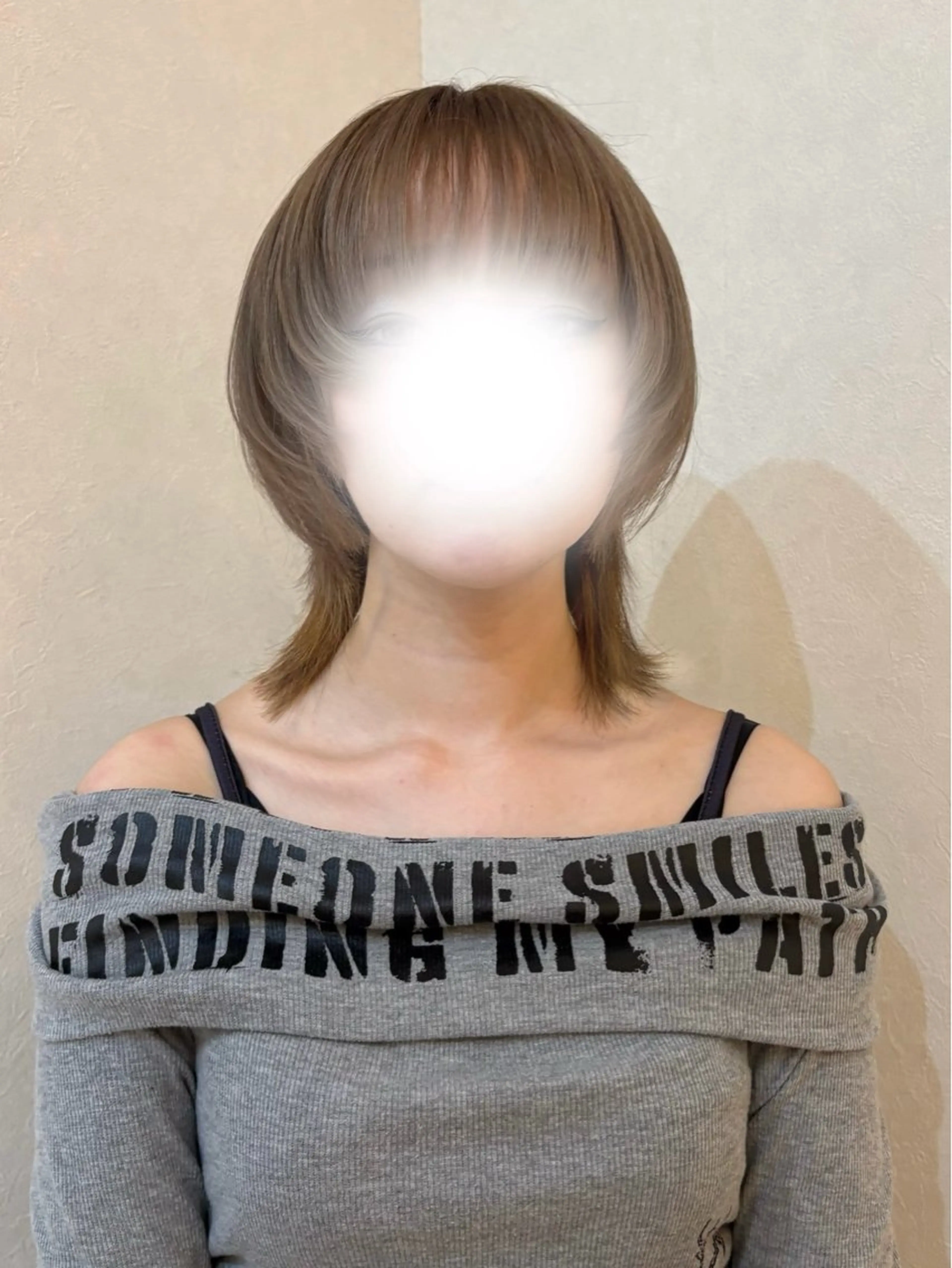 ミディアム カラー 艶感暖色カラー / レイヤー / れいかのヘアスタイル