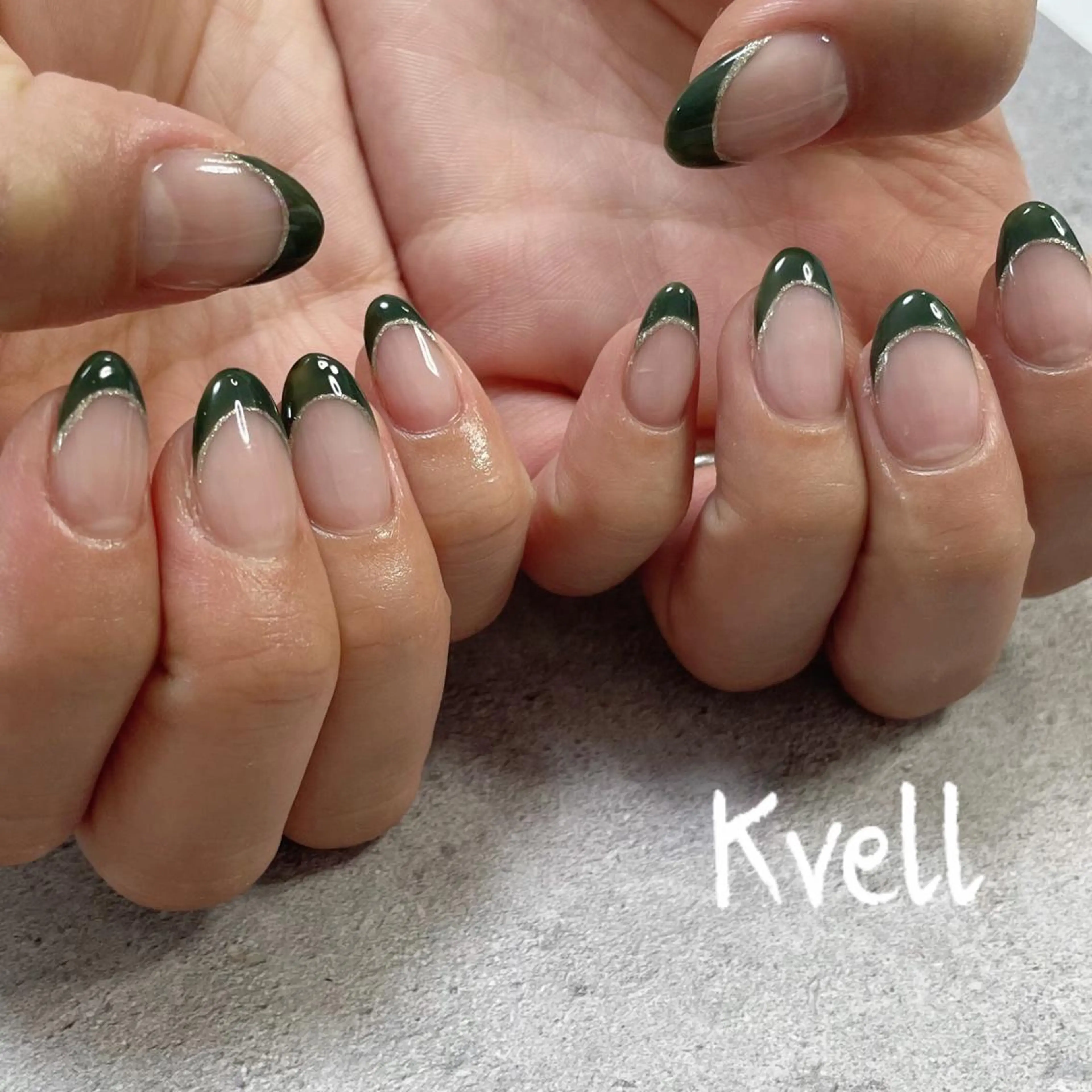 ネイル フレンチネイル ハンドネイル nailsalon Kvellのネイルデザイン