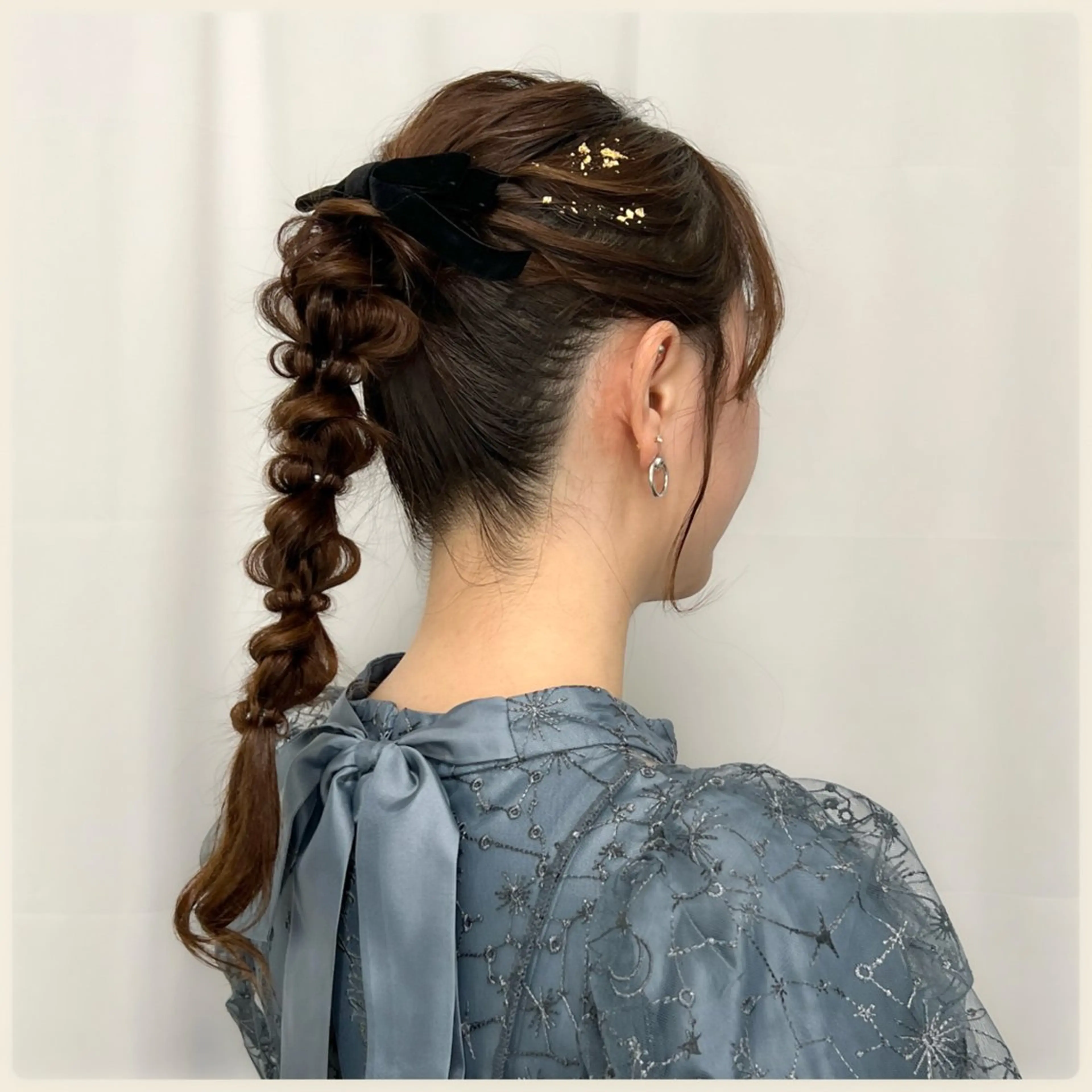 ヘアアレンジ ポニーテール ヘアセット CHATEAU TERRACE所属・リクエスト受付中🪞 CHATEAUのヘアスタイル