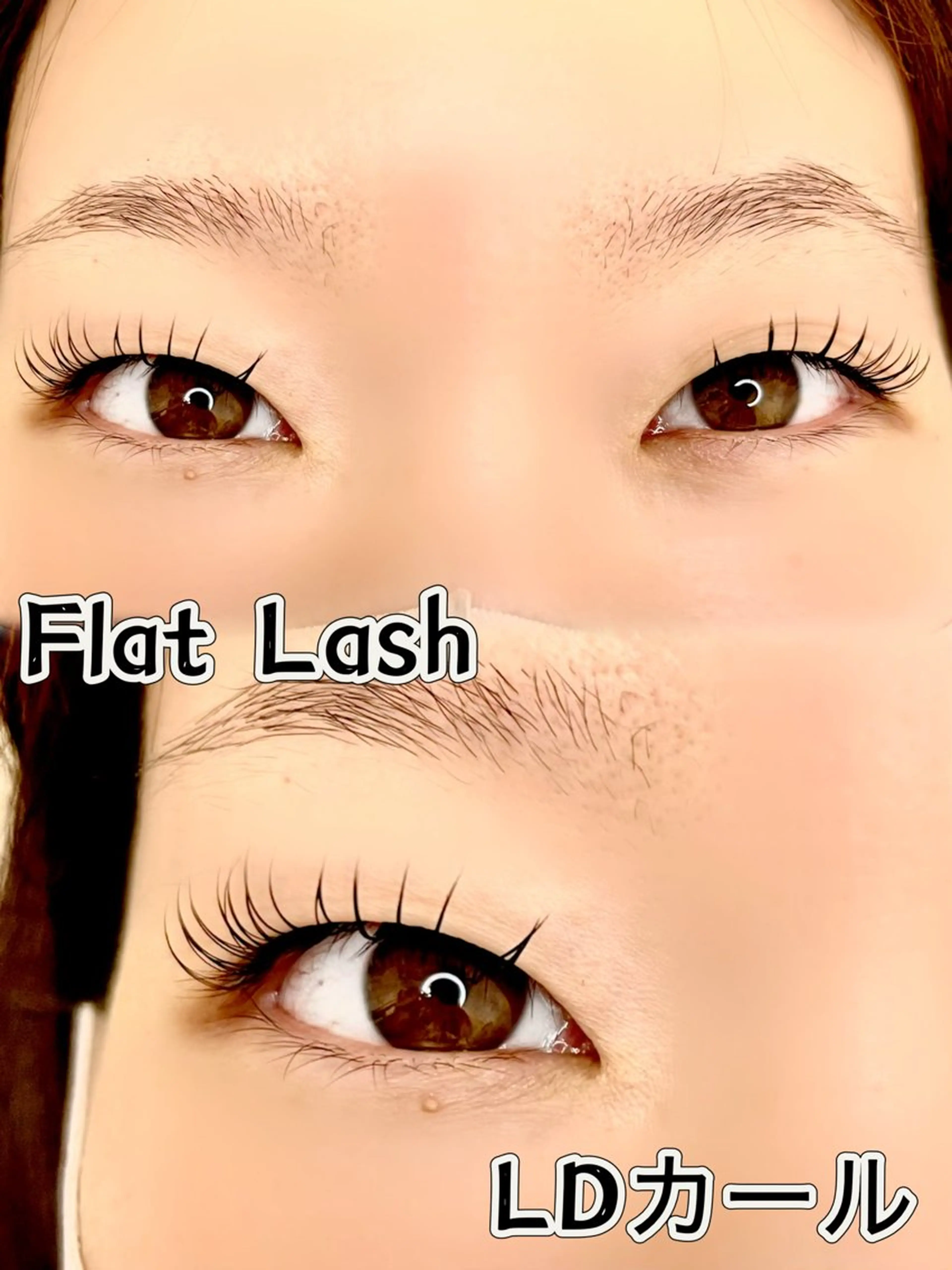 マツエク・マツパ Dカール フラットラッシュ BELL eye＆beautyのマツエク・マツパデザイン