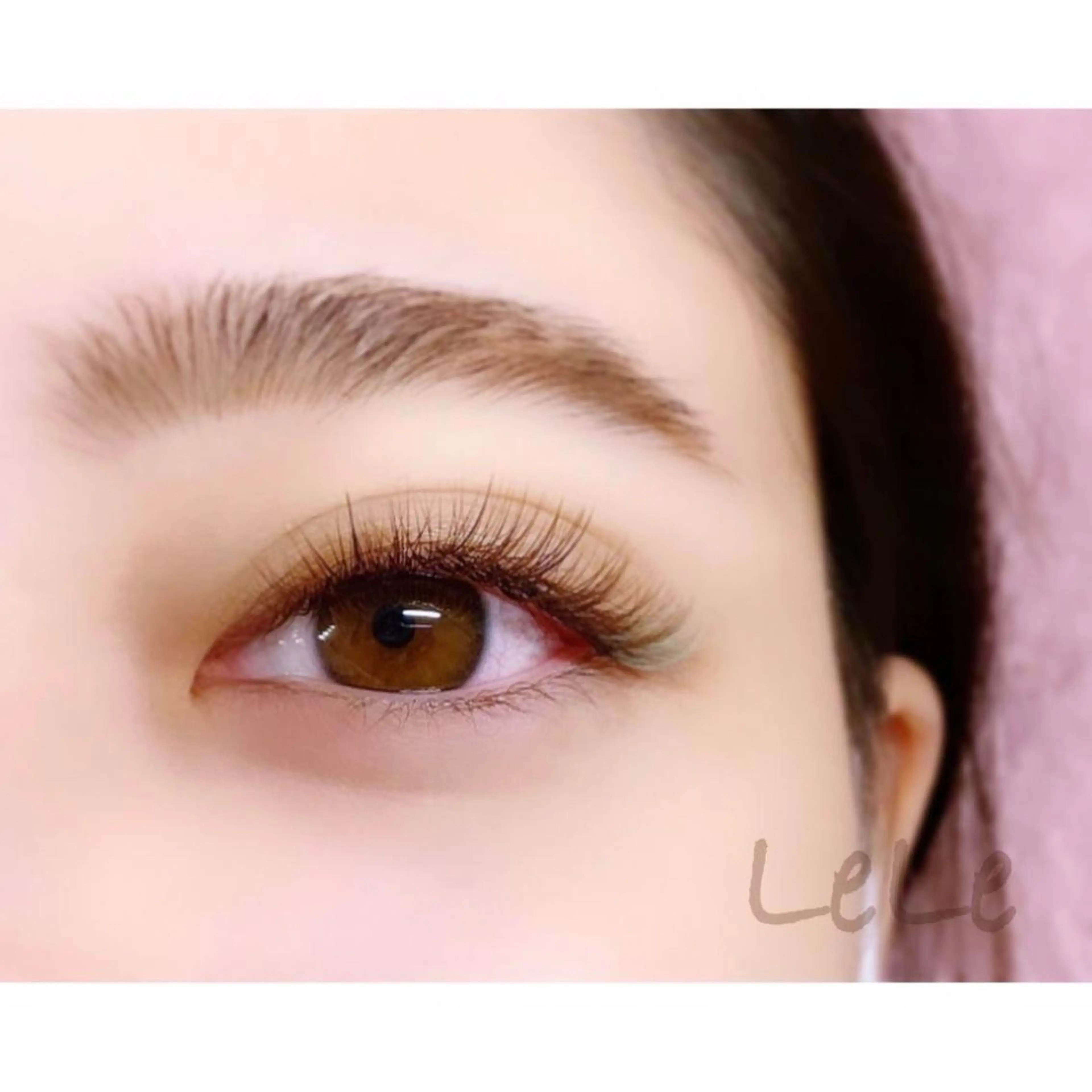 マツエク・マツパ カラーマツエク LeLe/中崎町/ LED/眉毛のマツエク・マツパデザイン