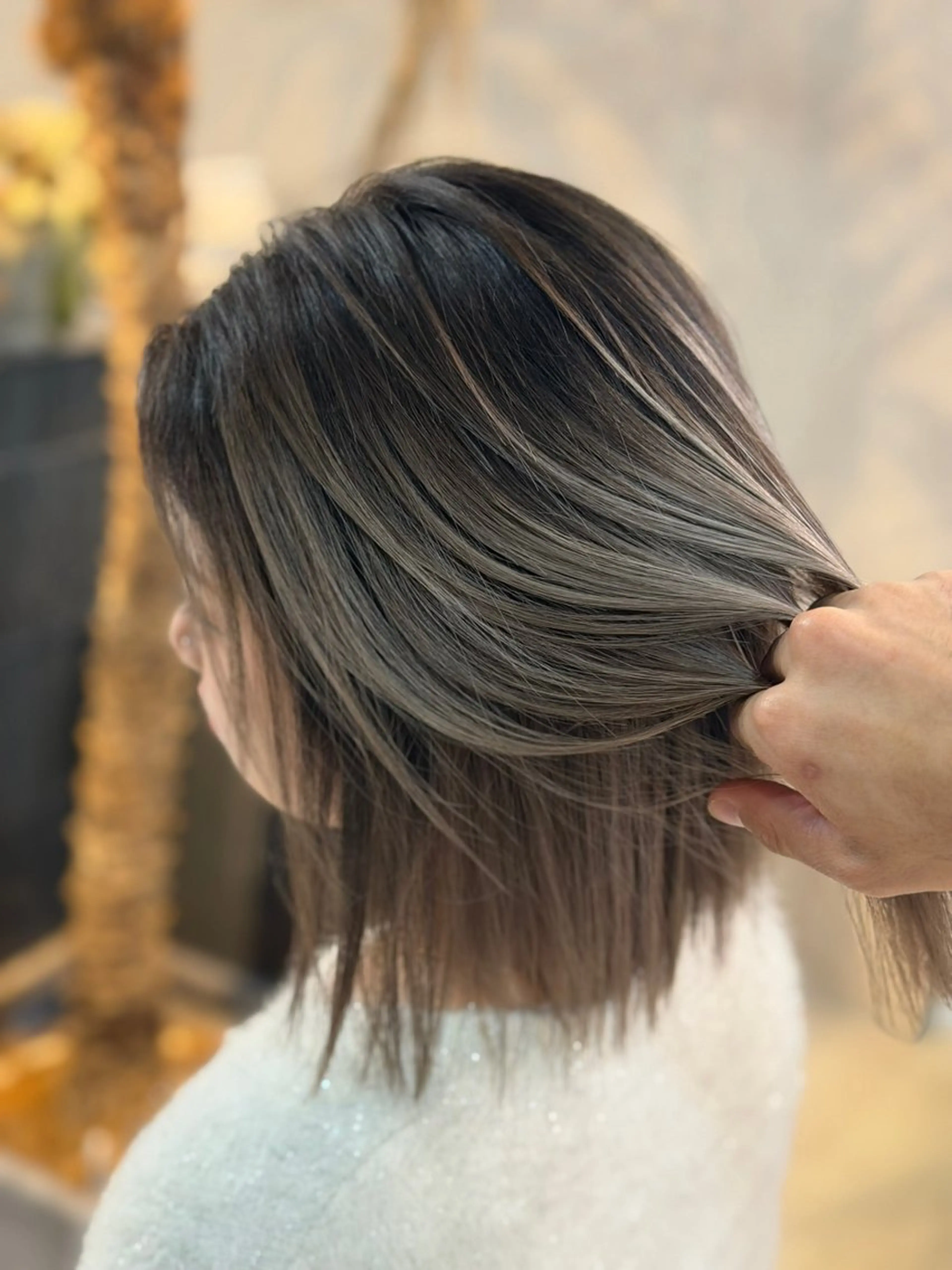 ロング カラー ヘアカラー 木田哲平/ブロンド バレイヤージュのヘアスタイル