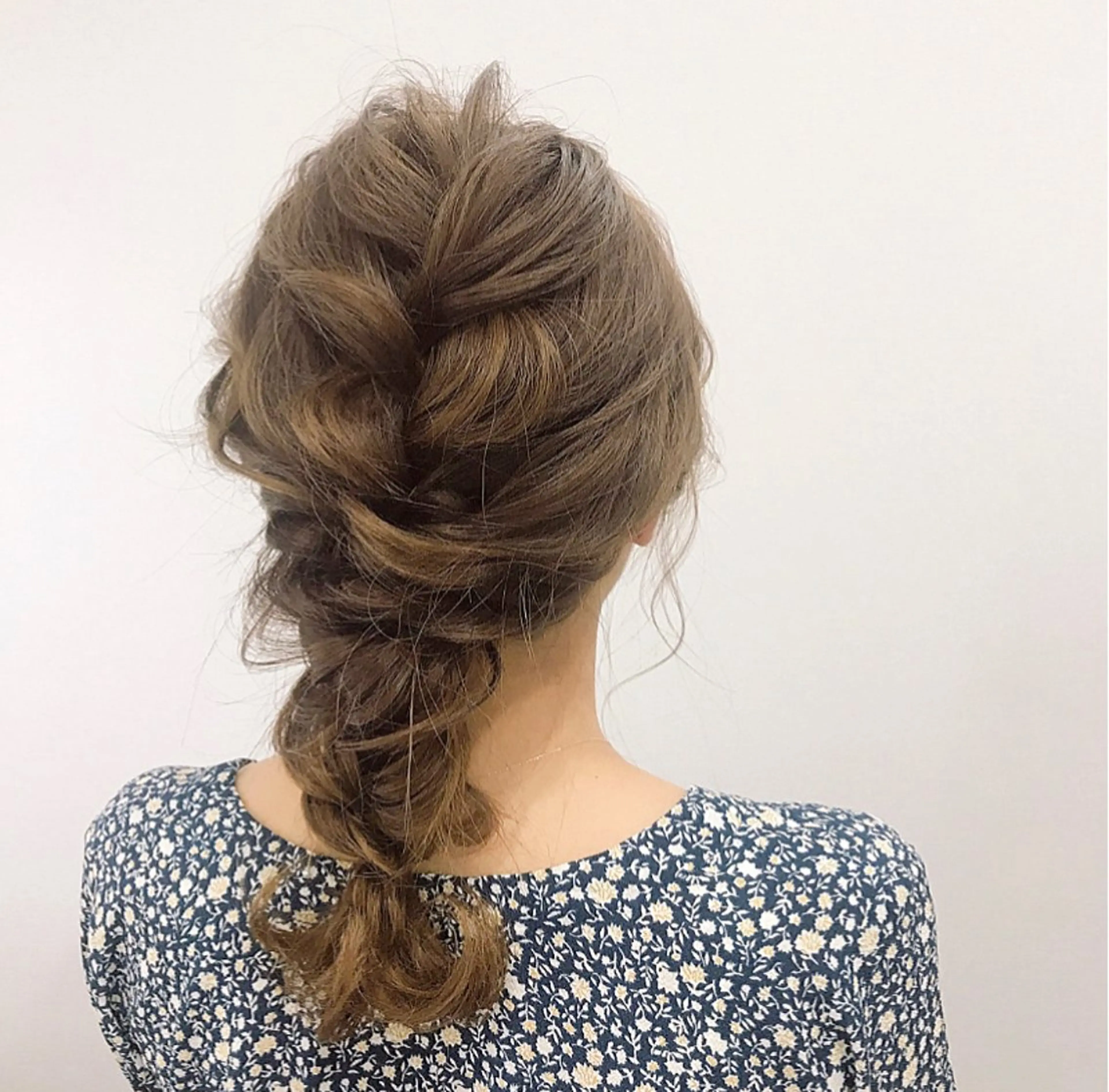 ミディアム risa/恵比寿/ ヘアセットのヘアスタイル