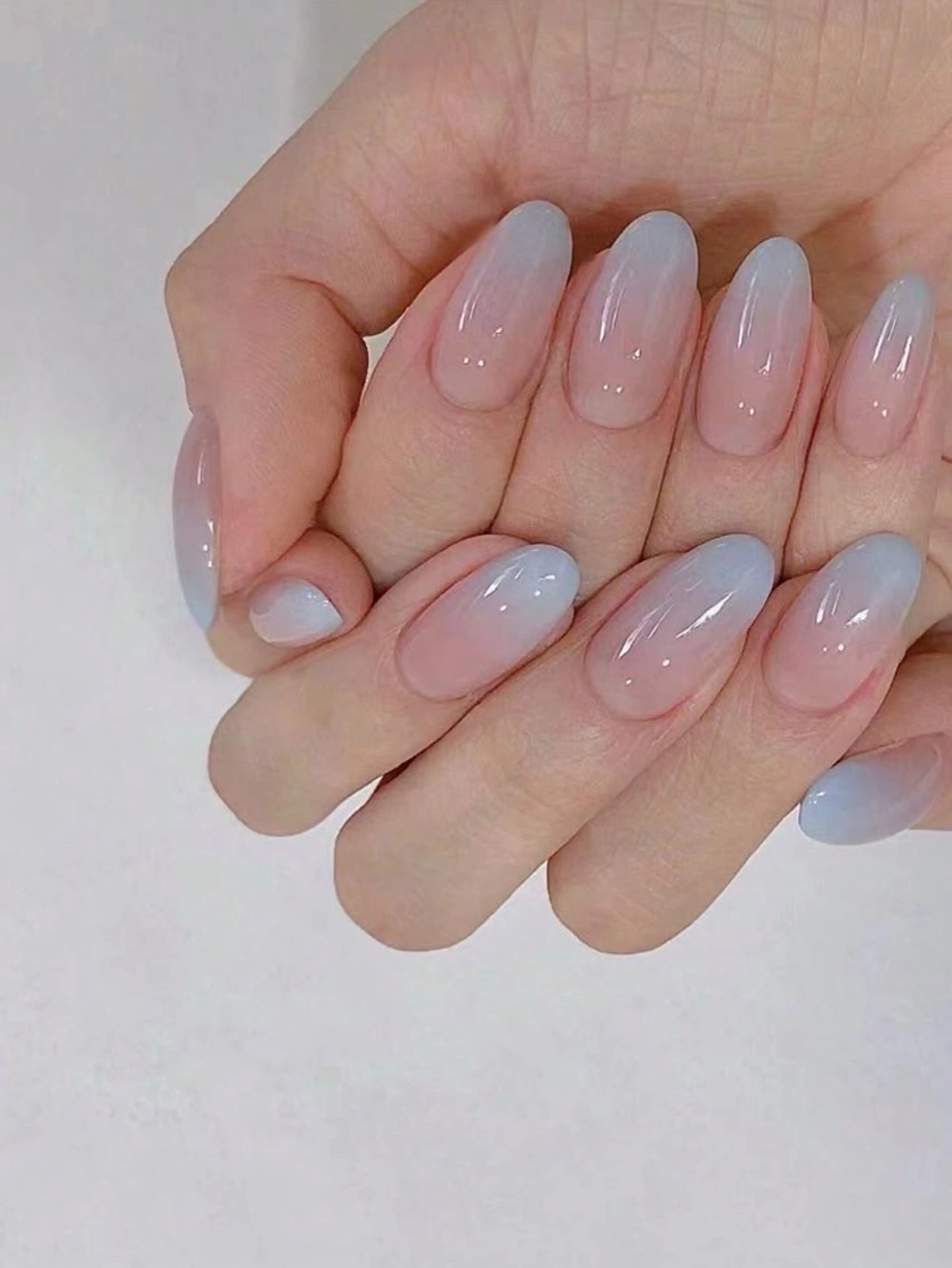 ネイル フレンチネイル 持ち込み スカルプネイル ワンホンネイル ハンドネイル 波 なみのネイルデザイン