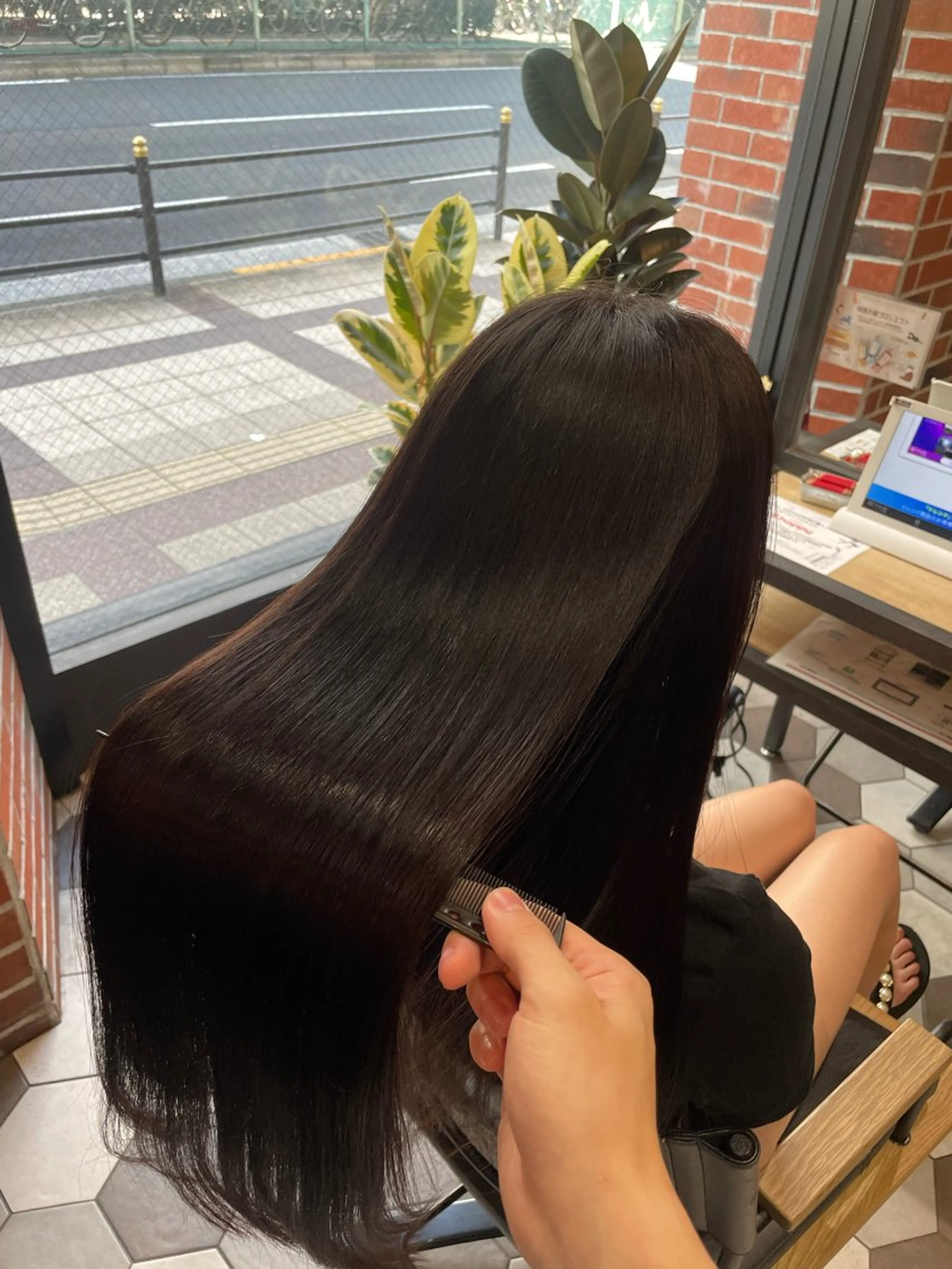 ロング レイヤーカット/髪質 改善/鷲尾 駿のヘアスタイル