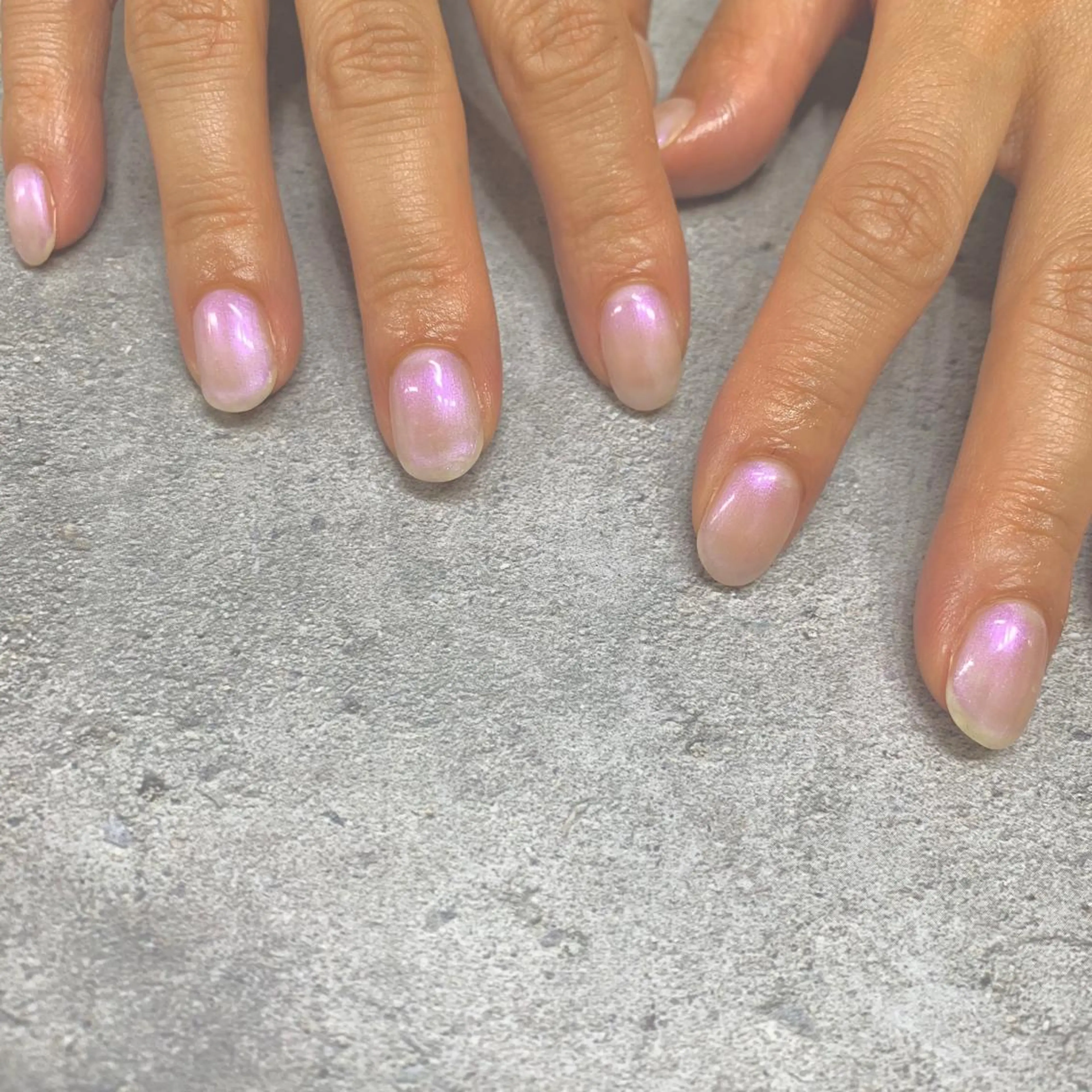 ネイル ジェルネイル ワンカラーネイル 山田 真里のネイルデザイン