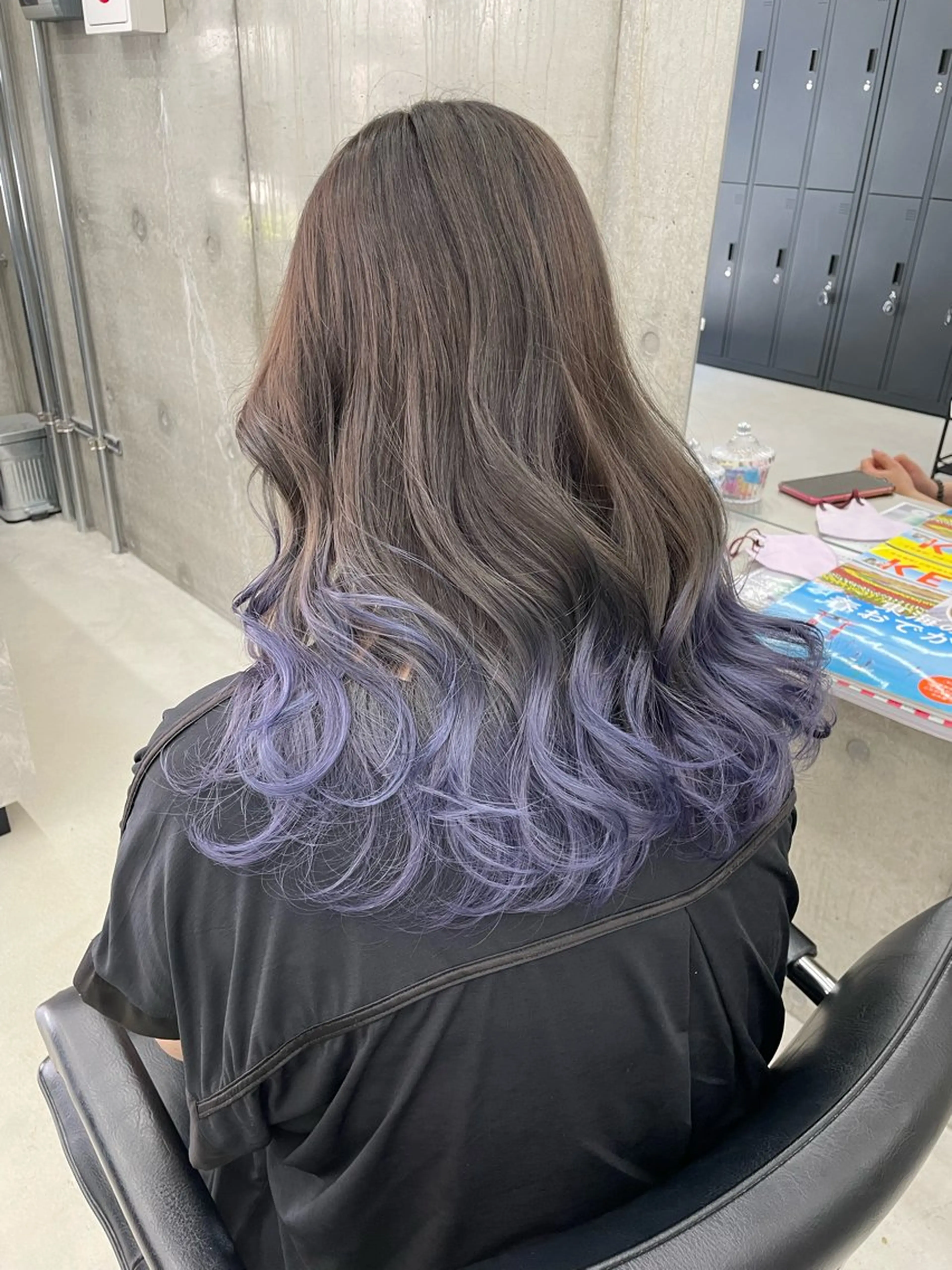 セミロング 手島 カミラのヘアスタイル