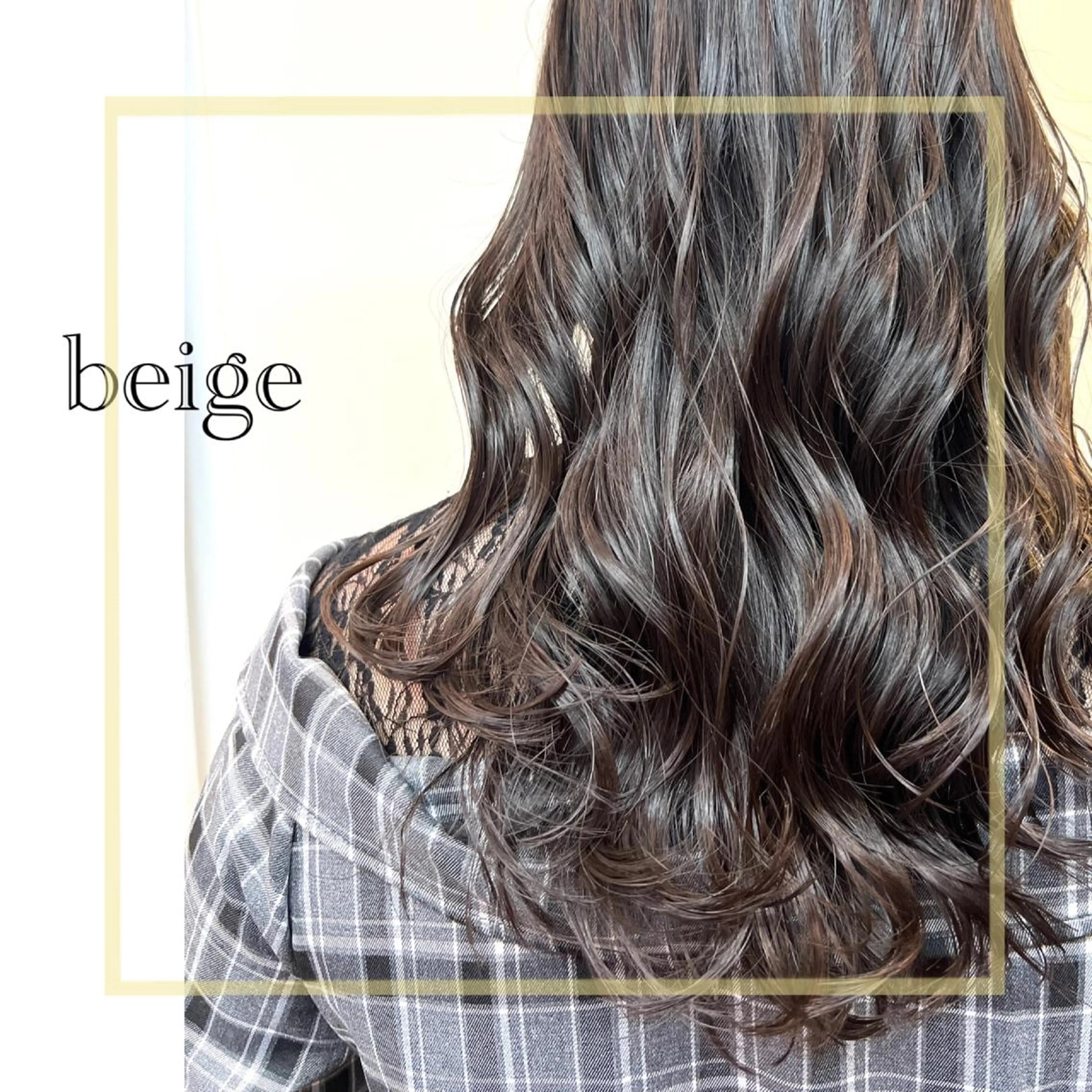 ロング カラー ヘアアレンジ ベージュカラー カット パーマ 🌸MaNO aya🌸のヘアスタイル