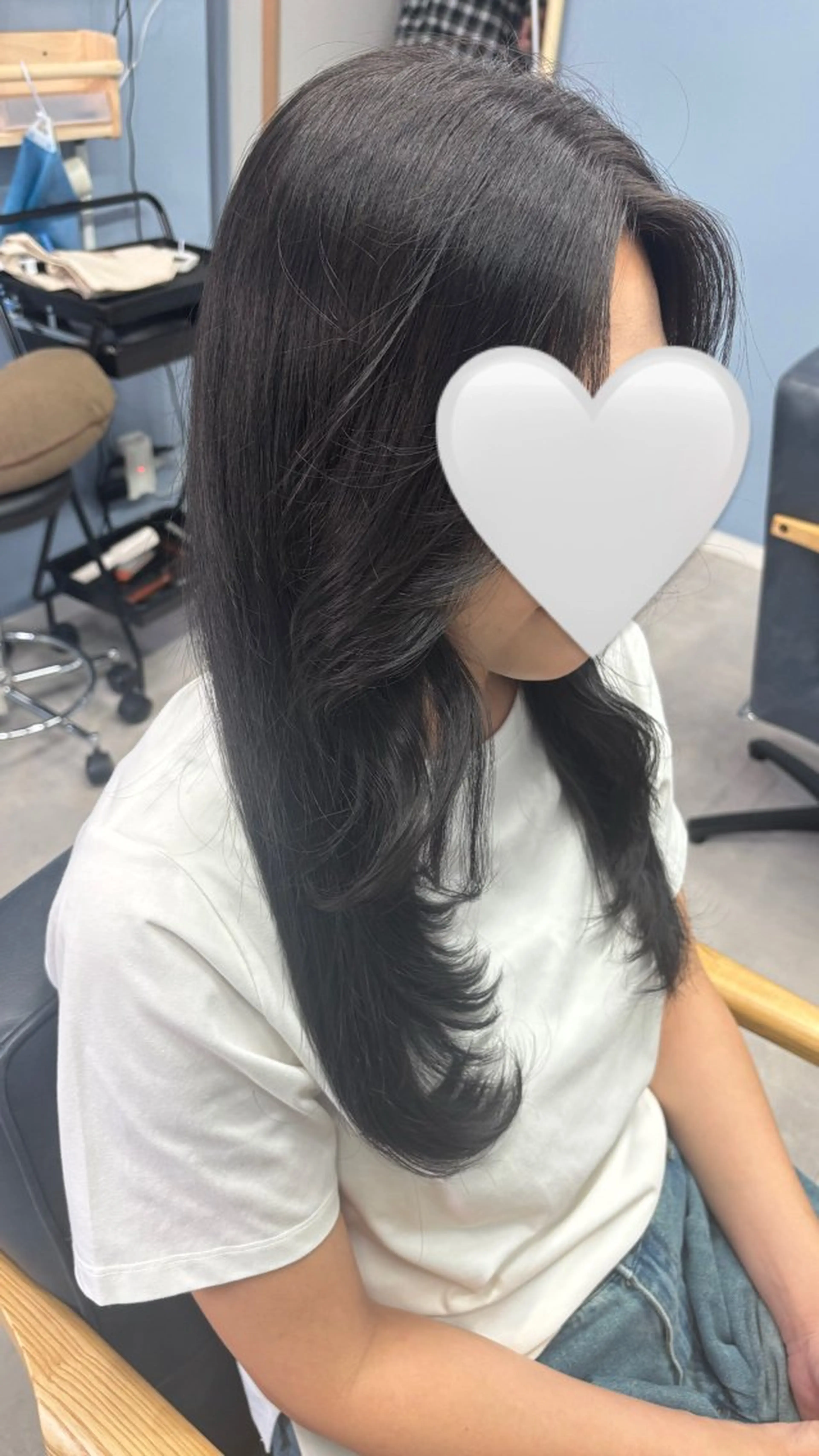 セミロング カラー カット ヘアカラー remile西台店所属・つばた みゆ🦋のヘアスタイル